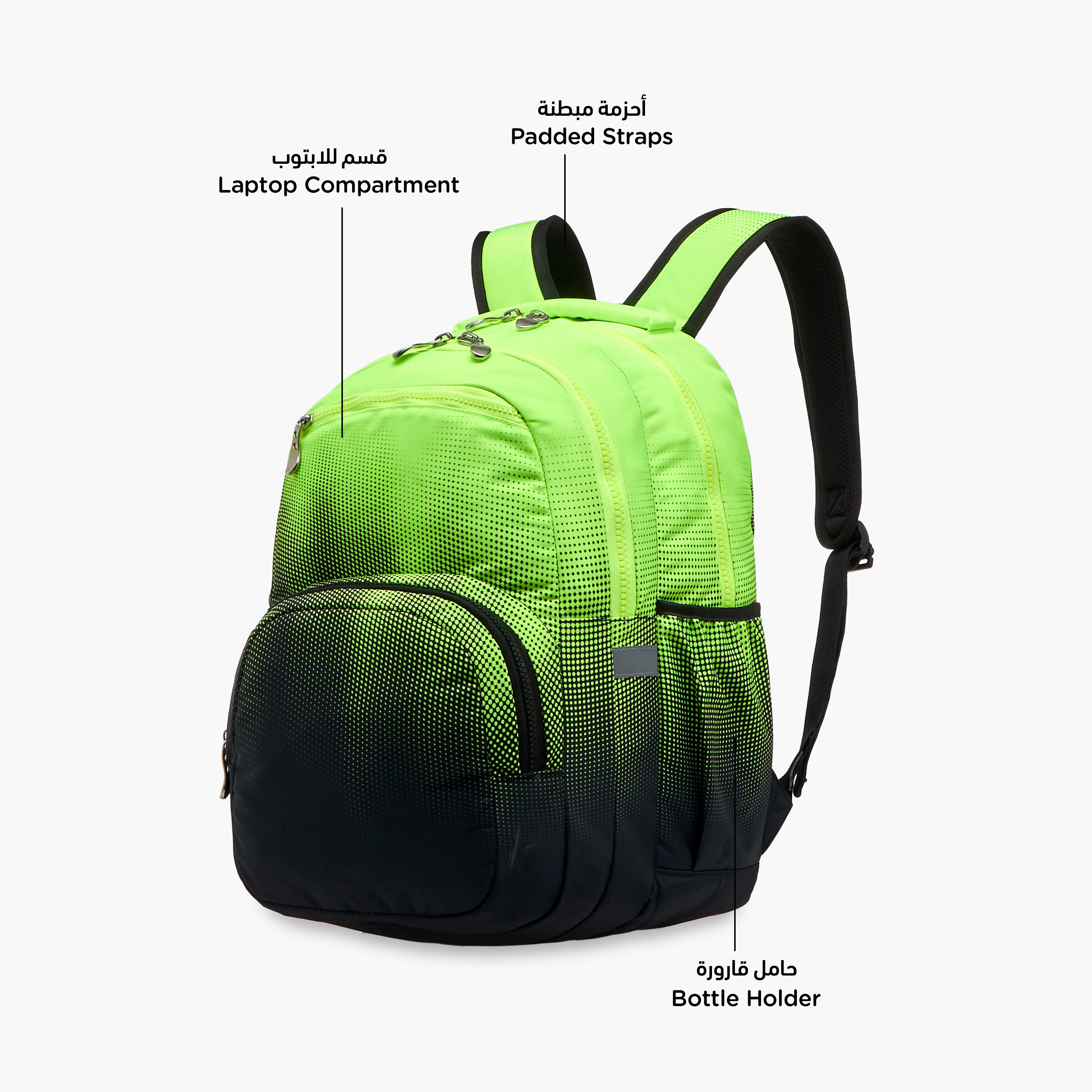 شنطة ظهر برونتو أومبري بحمالات قابلة للتعديل وسحاب إغلاق من جونيورز - 17 بوصة-school-bagsandbackpacks-backpacks-image-6