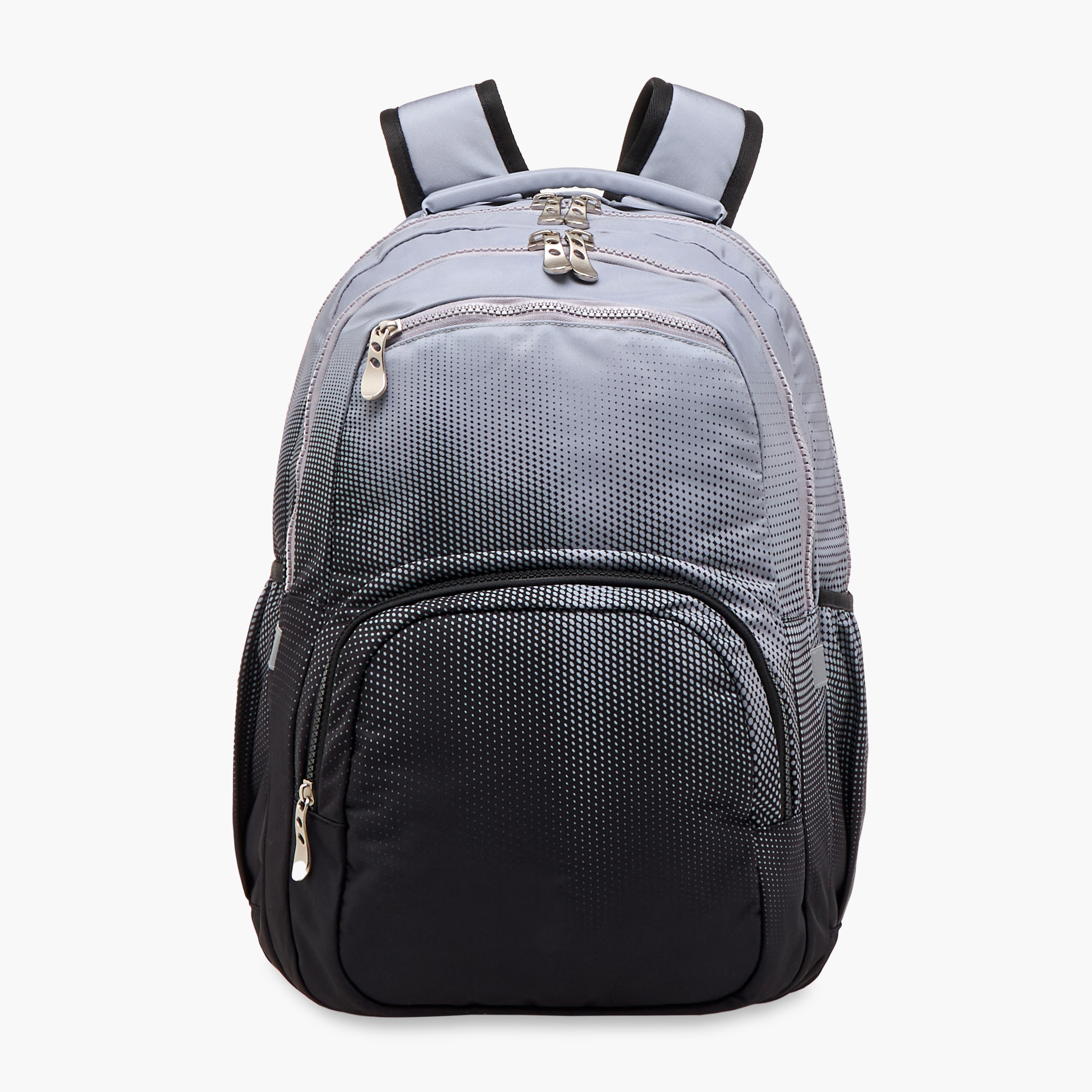 Juniors Pronto Ombre Backpack with Adjustable Straps and Zip Closure - 17 inches-school-bagsandbackpacks-backpacks-image-1