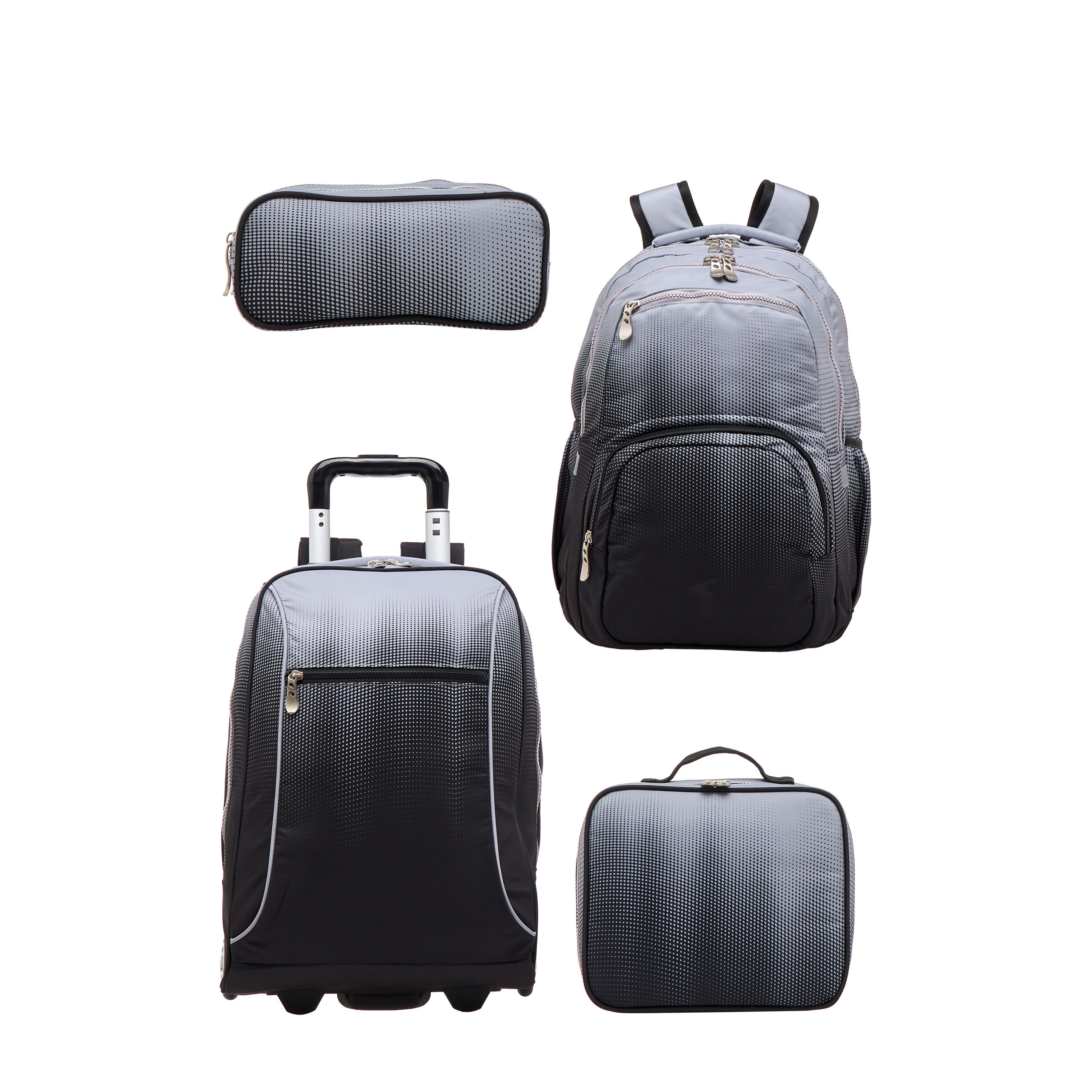 Juniors Pronto Ombre Backpack with Adjustable Straps and Zip Closure - 17 inches-school-bagsandbackpacks-backpacks-image-13