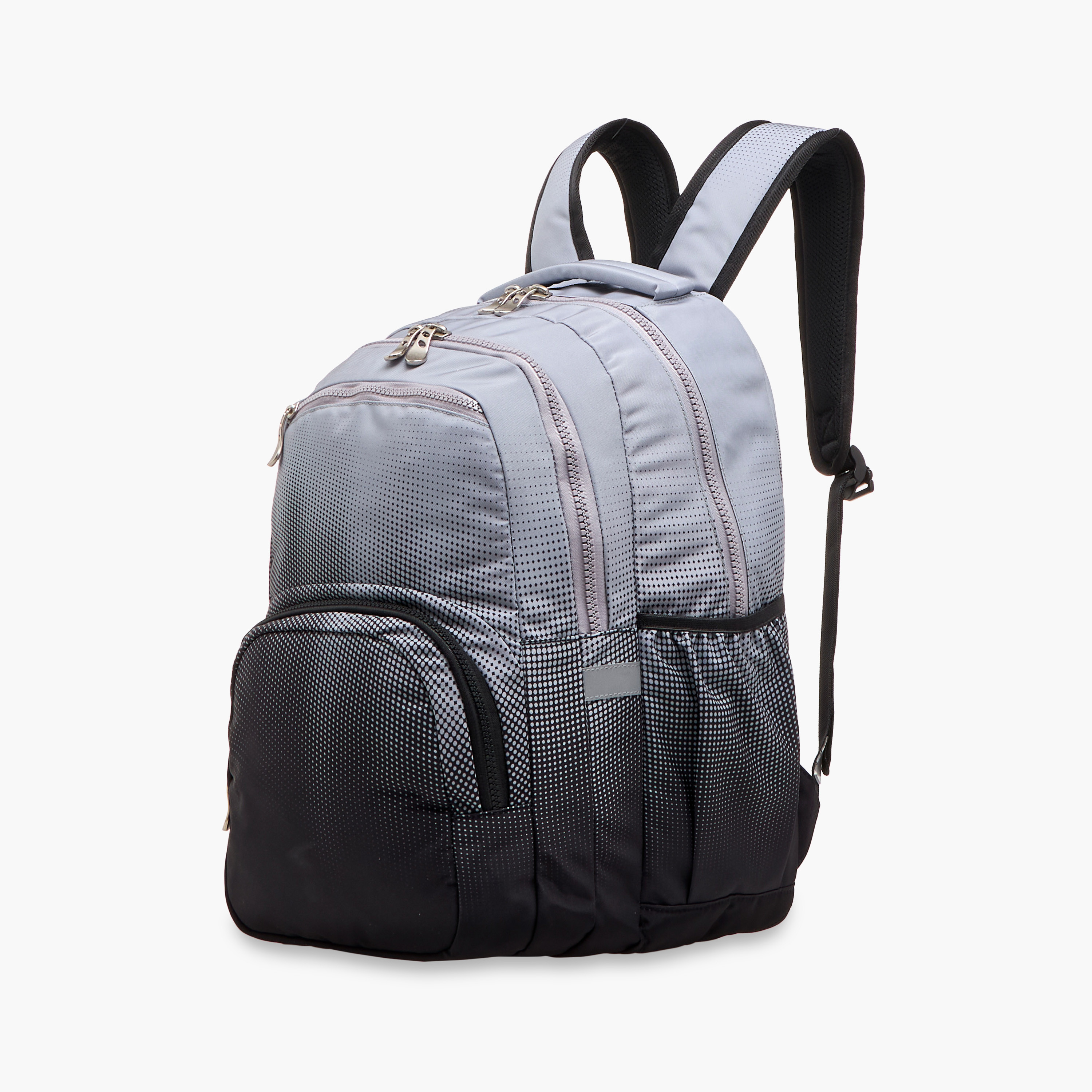 Juniors Pronto Ombre Backpack with Adjustable Straps and Zip Closure - 17 inches-school-bagsandbackpacks-backpacks-image-4