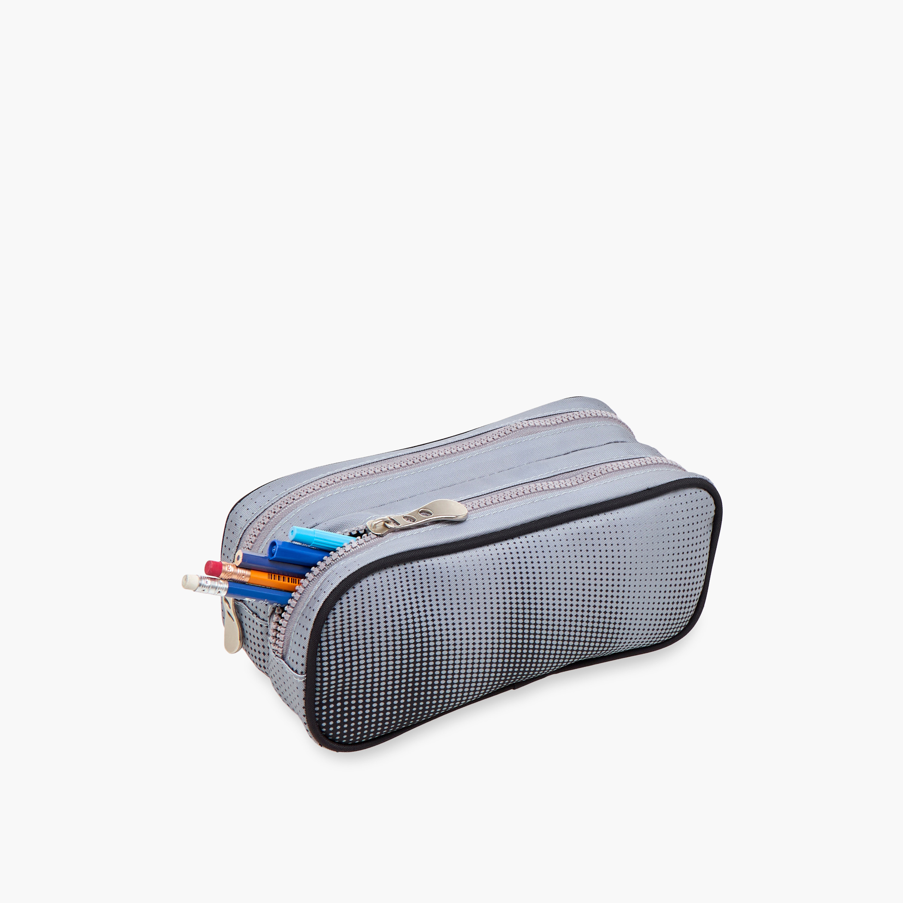 Juniors Ombre 2-Compartment Pencil Pouch with Zip Closure-school-stationery-pencilcases-image-5