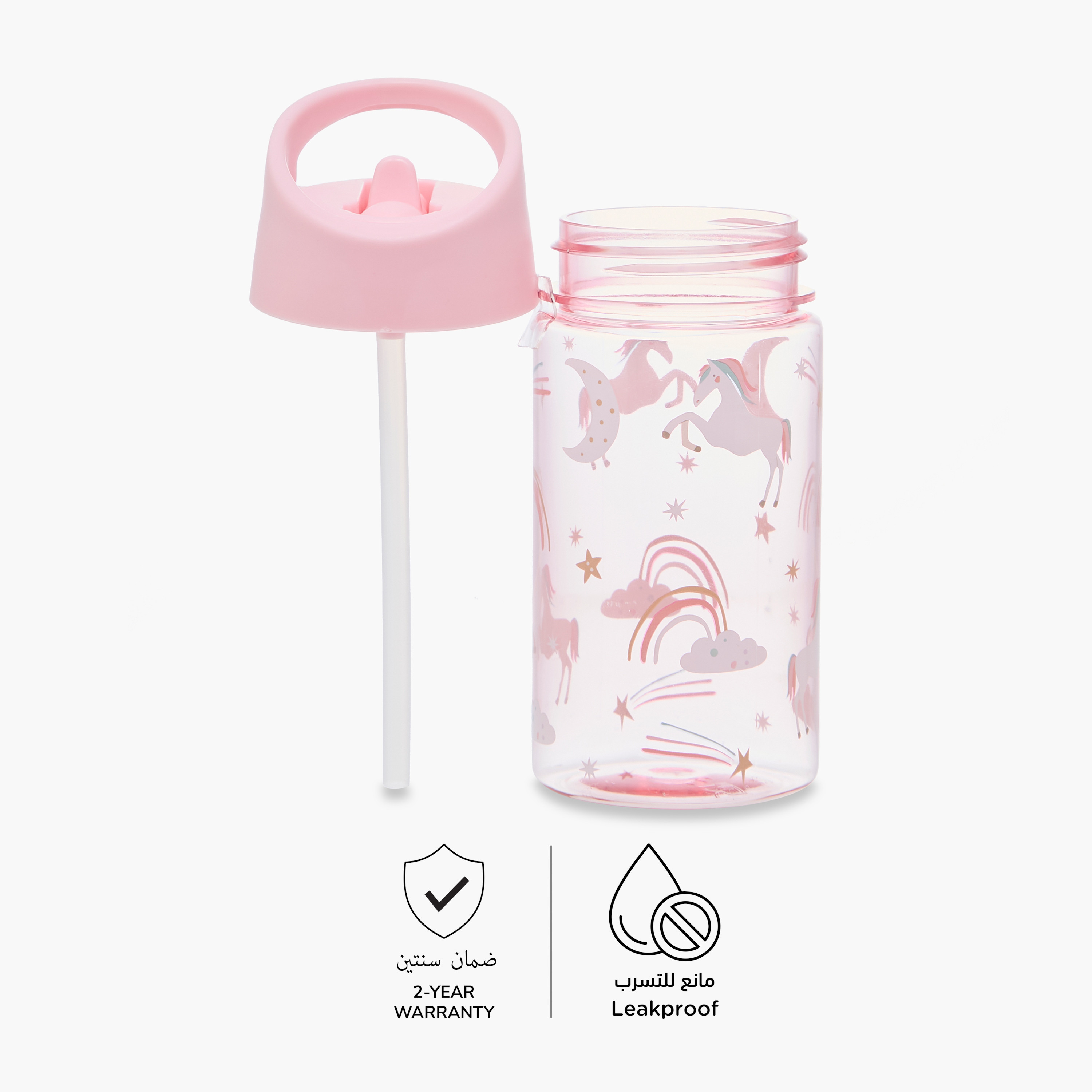 Juniors Unicorn PETG Water Bottle with BPA-Free – 430 ml-school-waterbottles-image-2