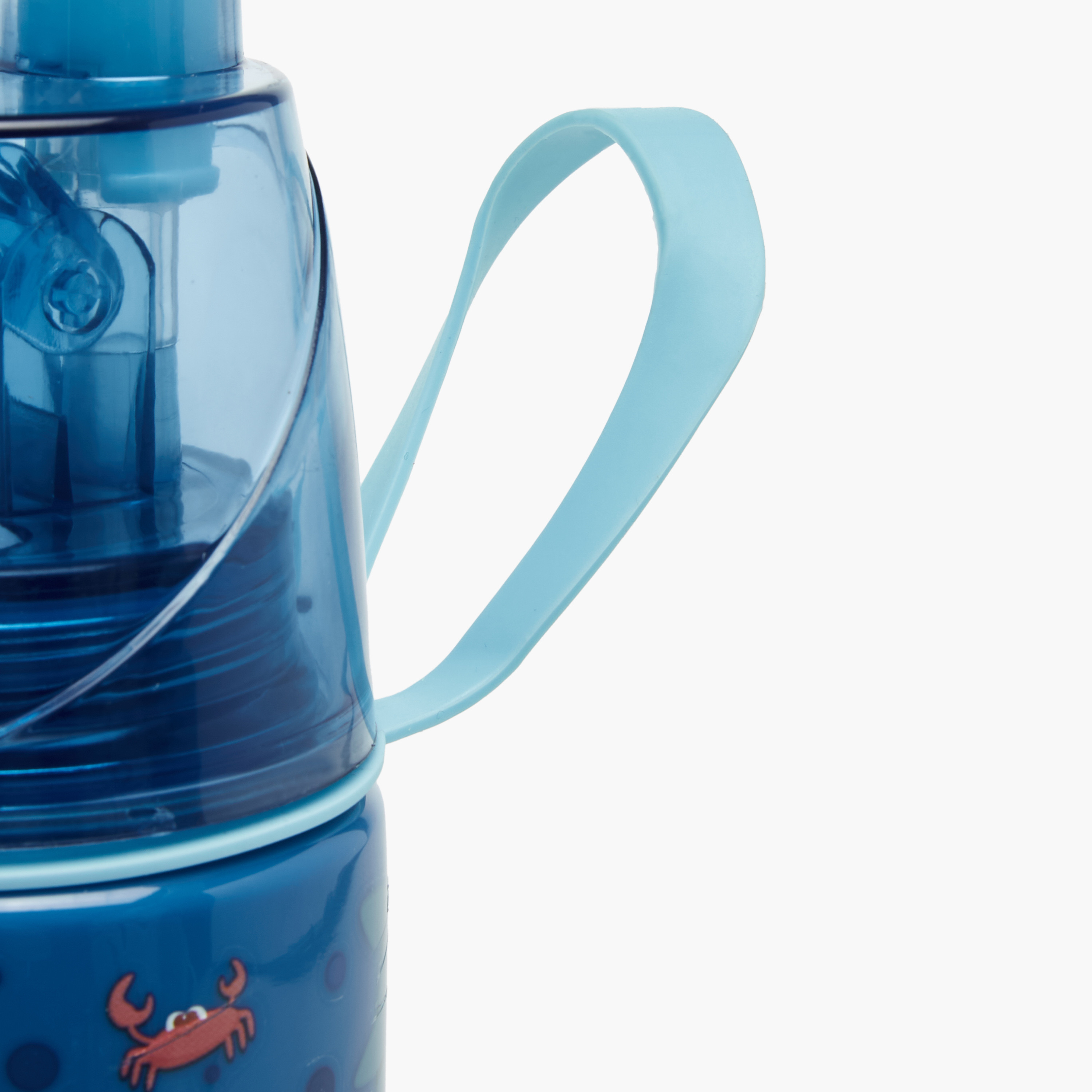 Juniors Shark Print Tritan Spray Water Bottle - 580 ml-school-waterbottles-image-5