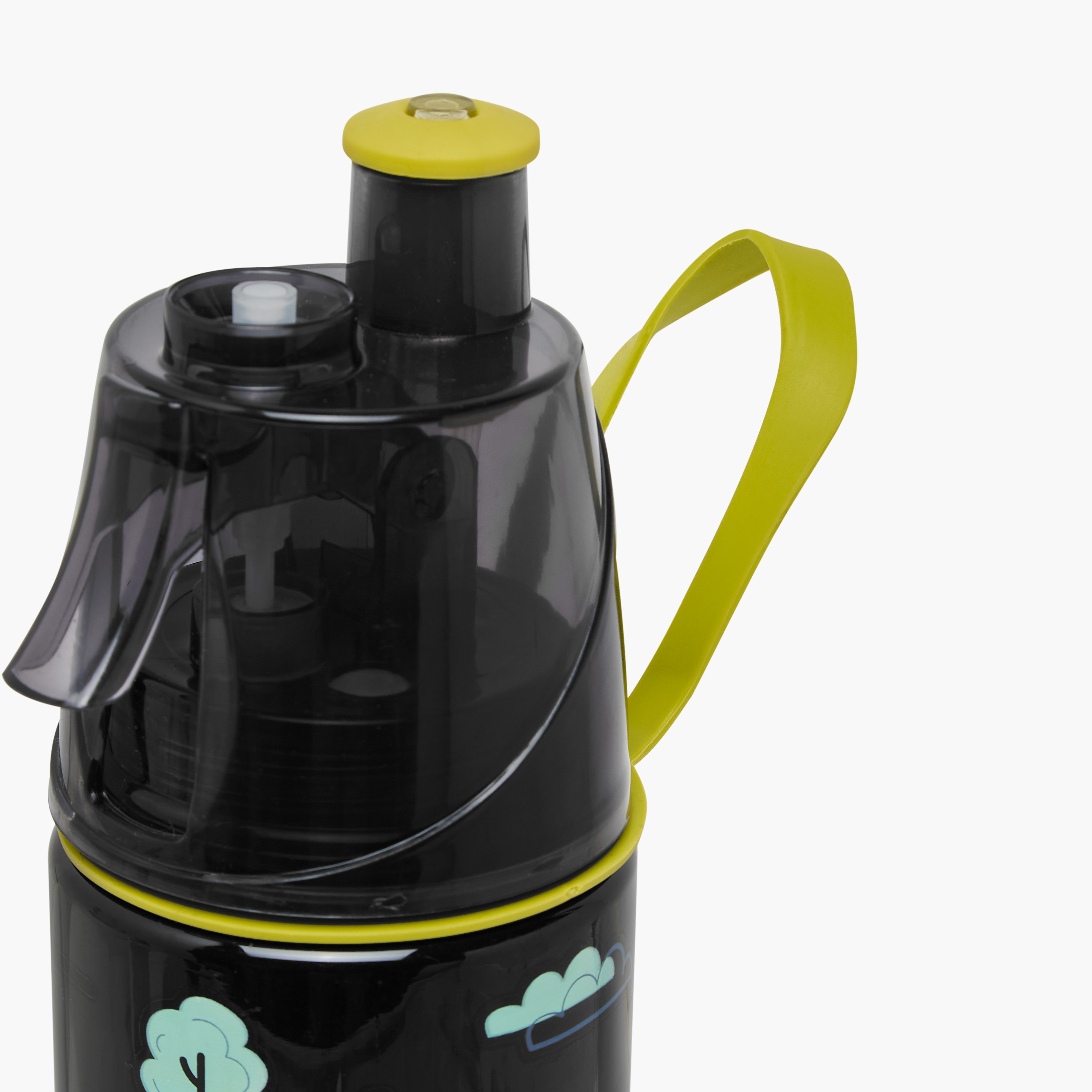 Juniors Vehicles Tritan Water Bottle with Water Mist Trigger – 580 ml-school-waterbottles-image-3