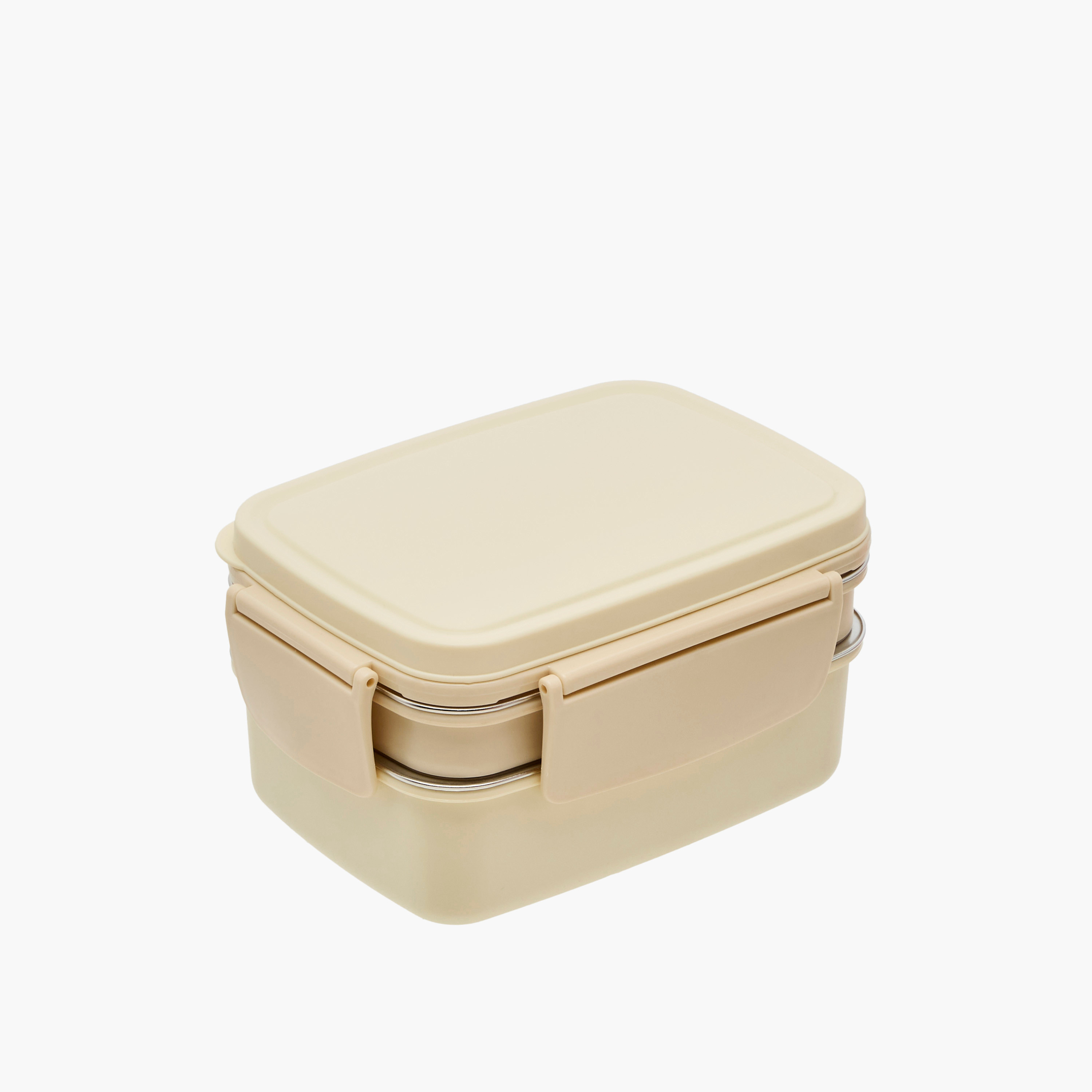 Juniors Stainless Steel Double Decker Lunch Box - 950 ml-school-lunchessentials-lunchboxes-image-2
