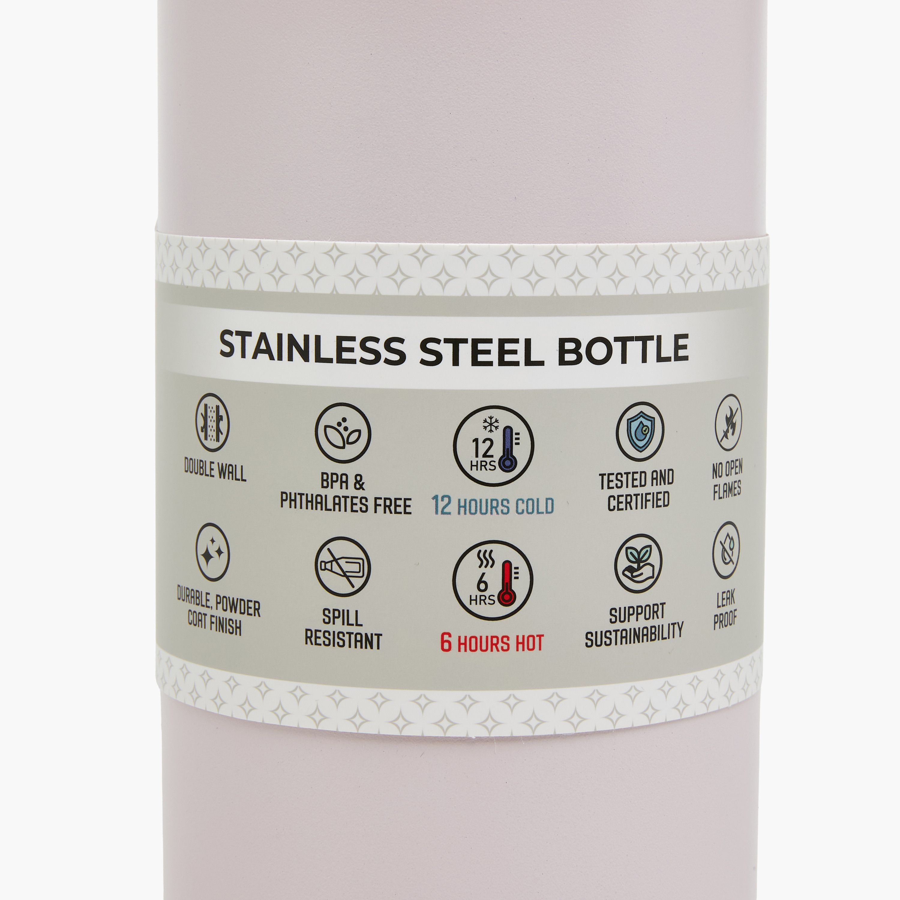 Juniors Solid Stainless Steel Water Bottle - 1 L-school-waterbottles-image-8