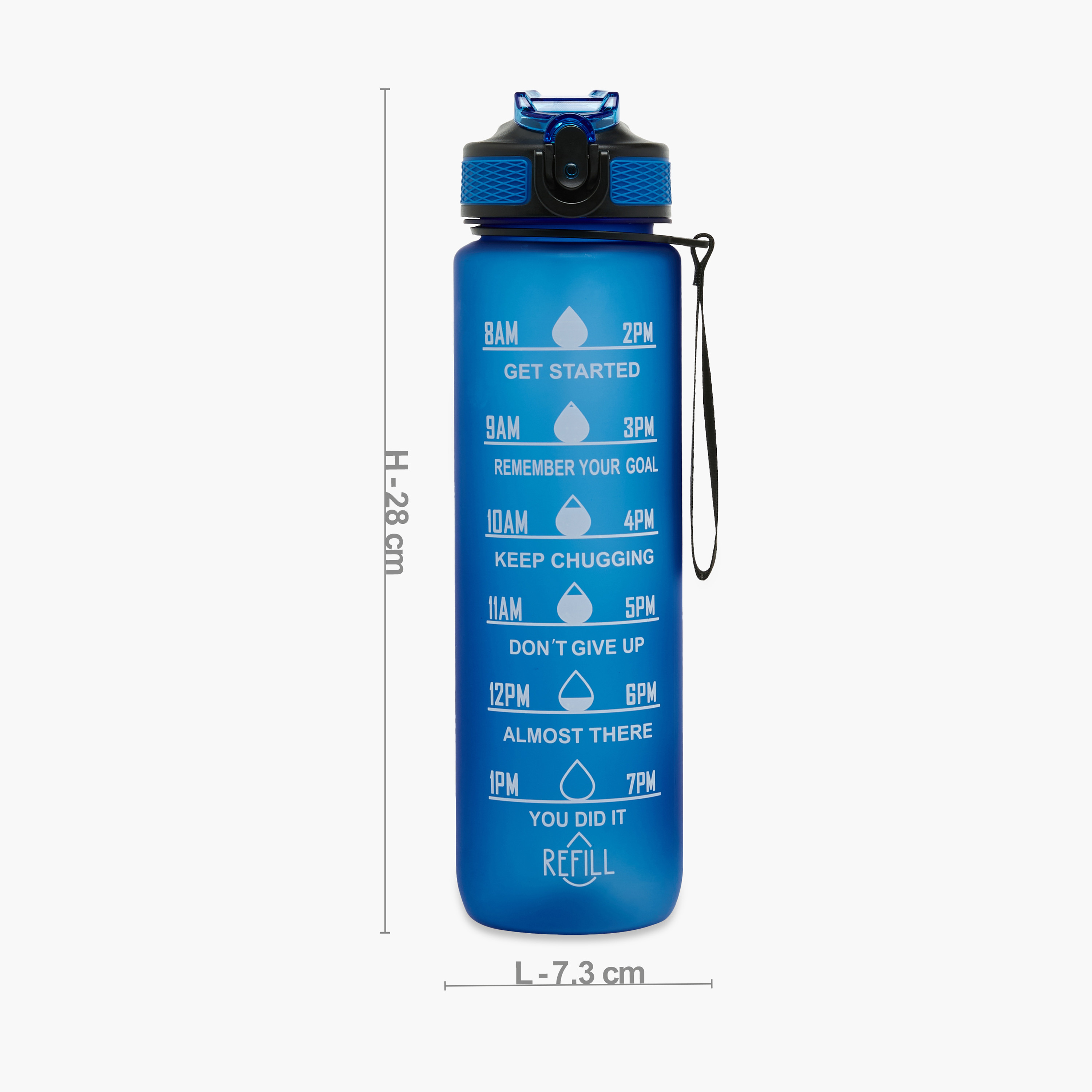 قارورة مياه بطبعات مؤشر الوقت من جونيورز - 1 لتر-school-waterbottles-image-6
