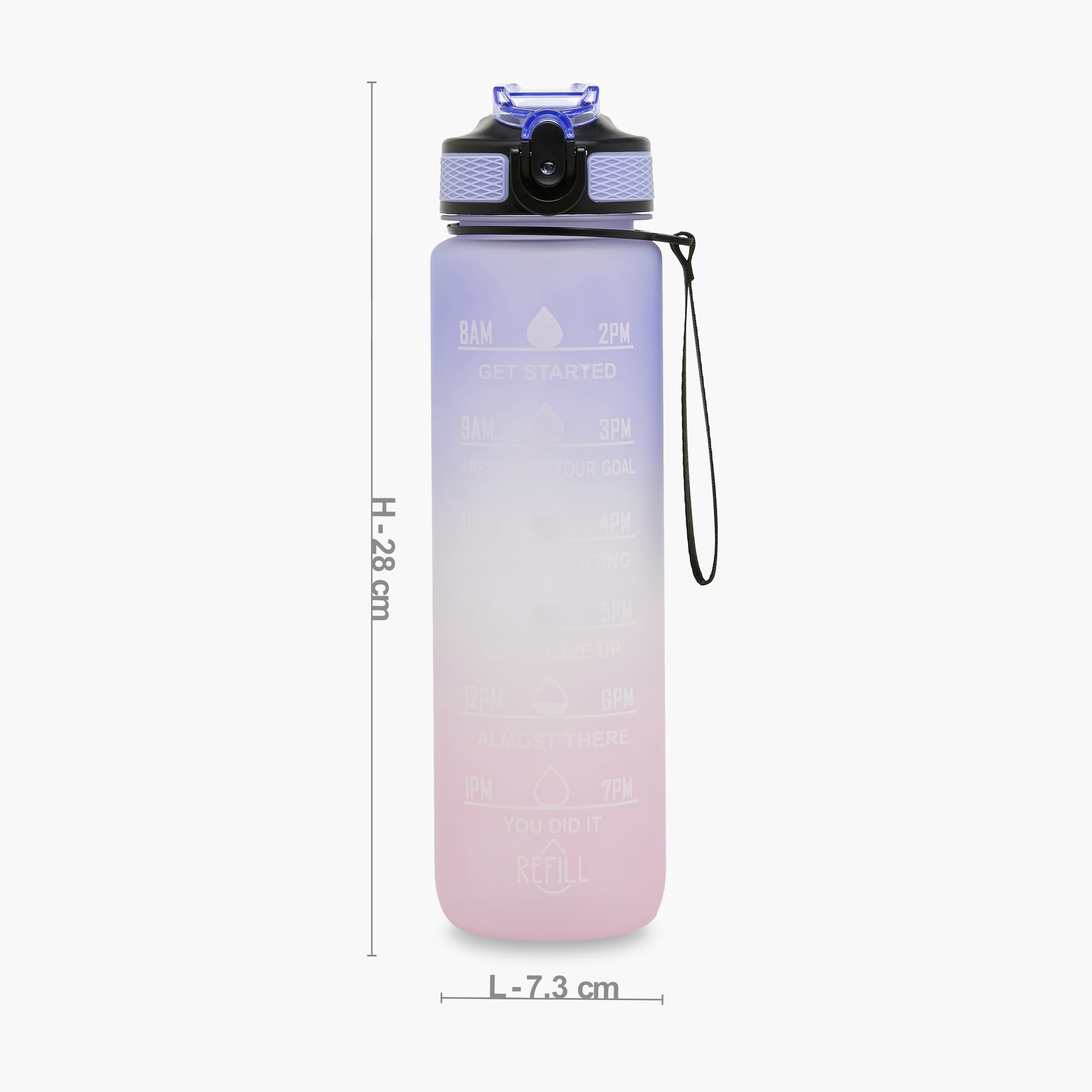 Juniors Ombre Print Sports Water Bottle - 1000 ml-school-waterbottles-image-2