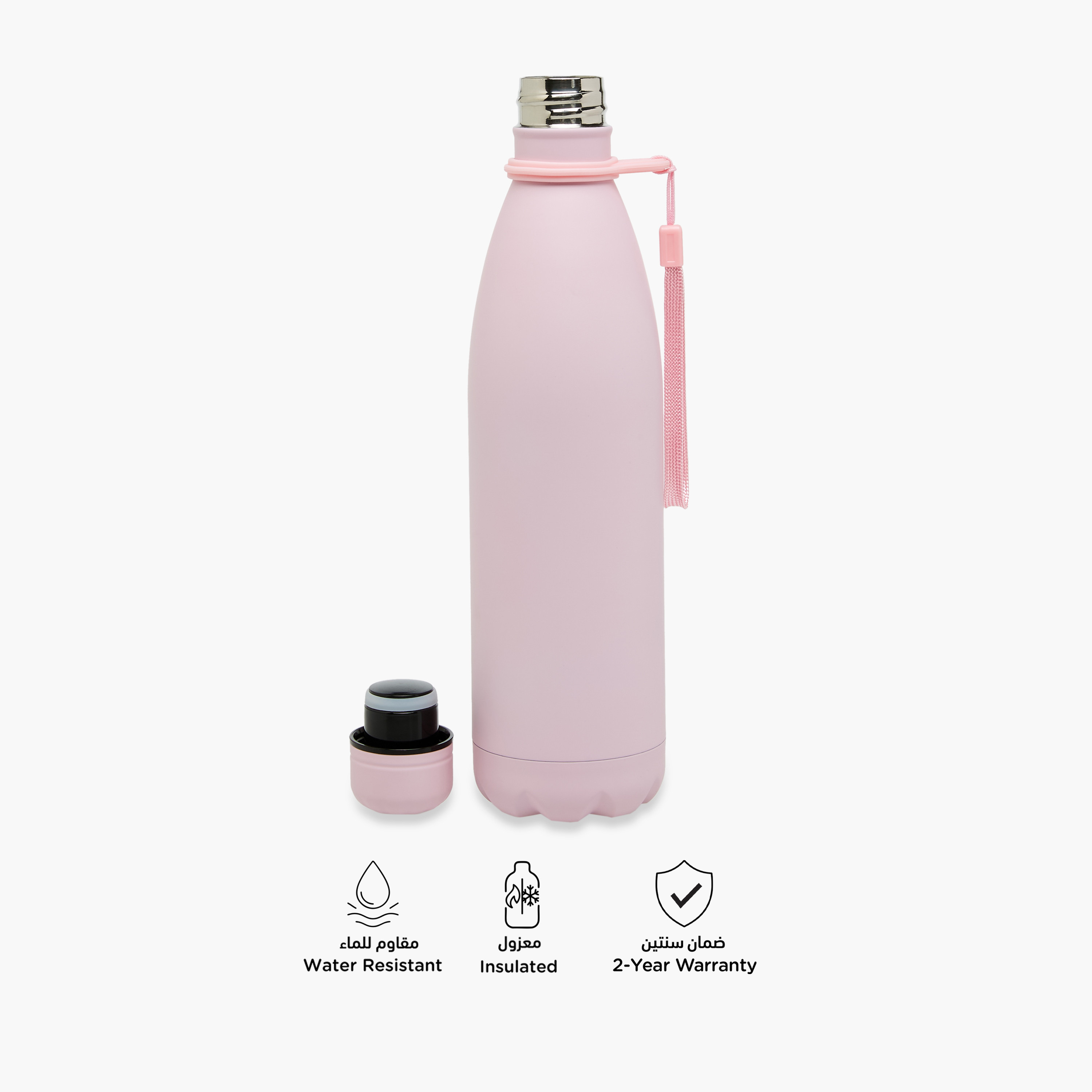 Juniors Solid Insulated Stainless Steel Water Bottle - 500 ml-school-waterbottles-image-4