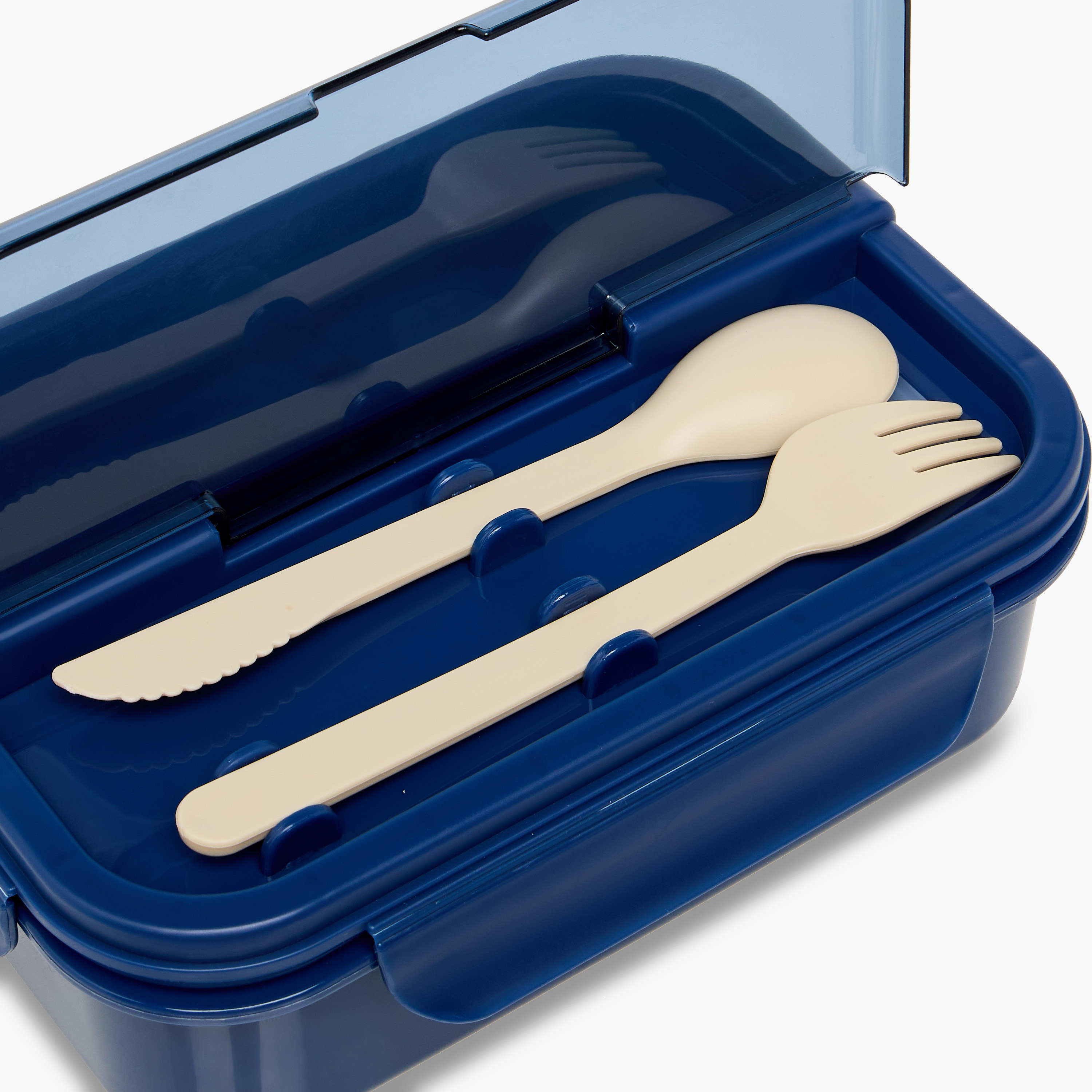 صندوق غداء سادة مع أدوات مائدة ومشبك إغلاق من جونيورز-school-lunchessentials-lunchboxes-image-3