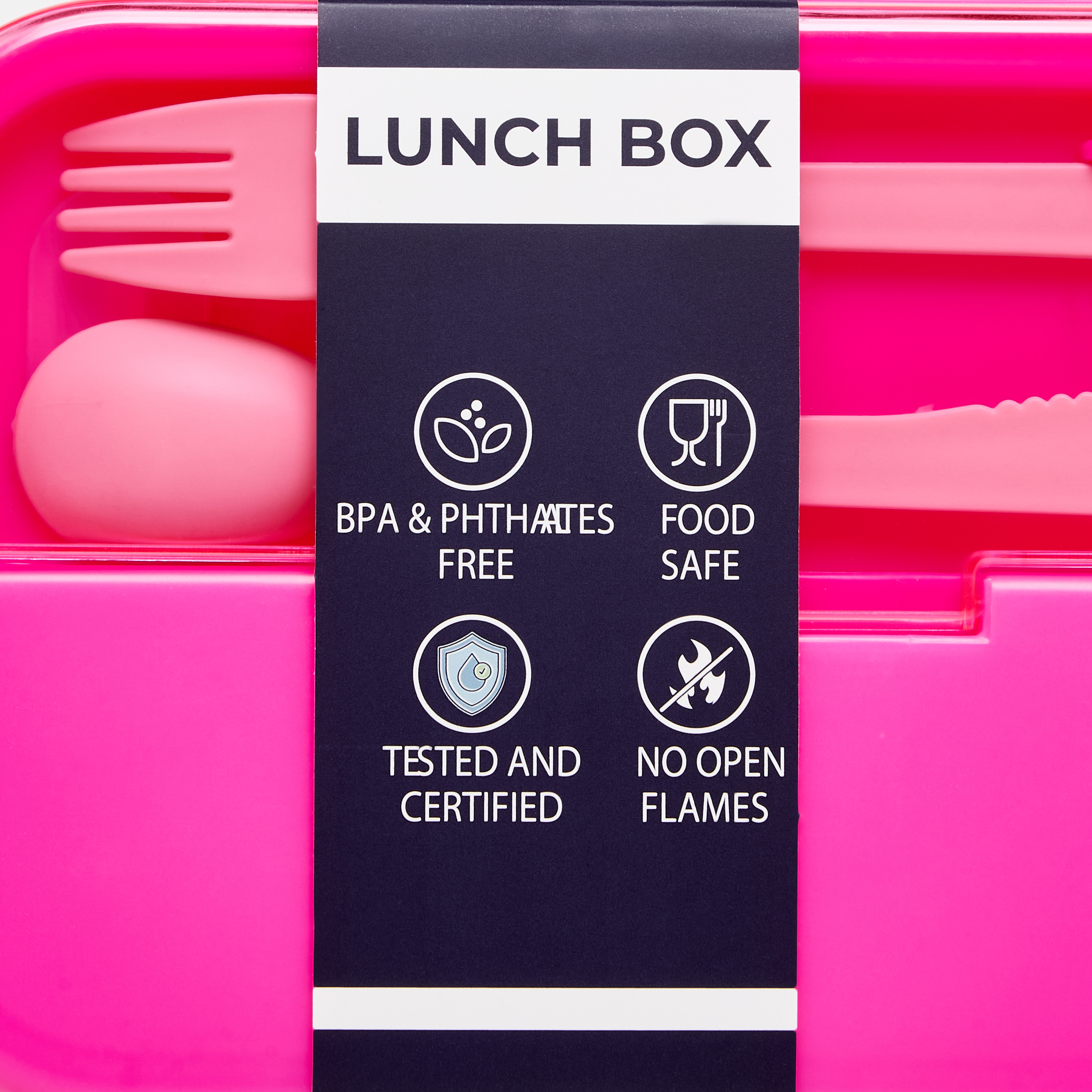 Juniors Solid Lunchbox with Cutlery and Clip Lock Closure-school-lunchessentials-lunchboxes-image-7