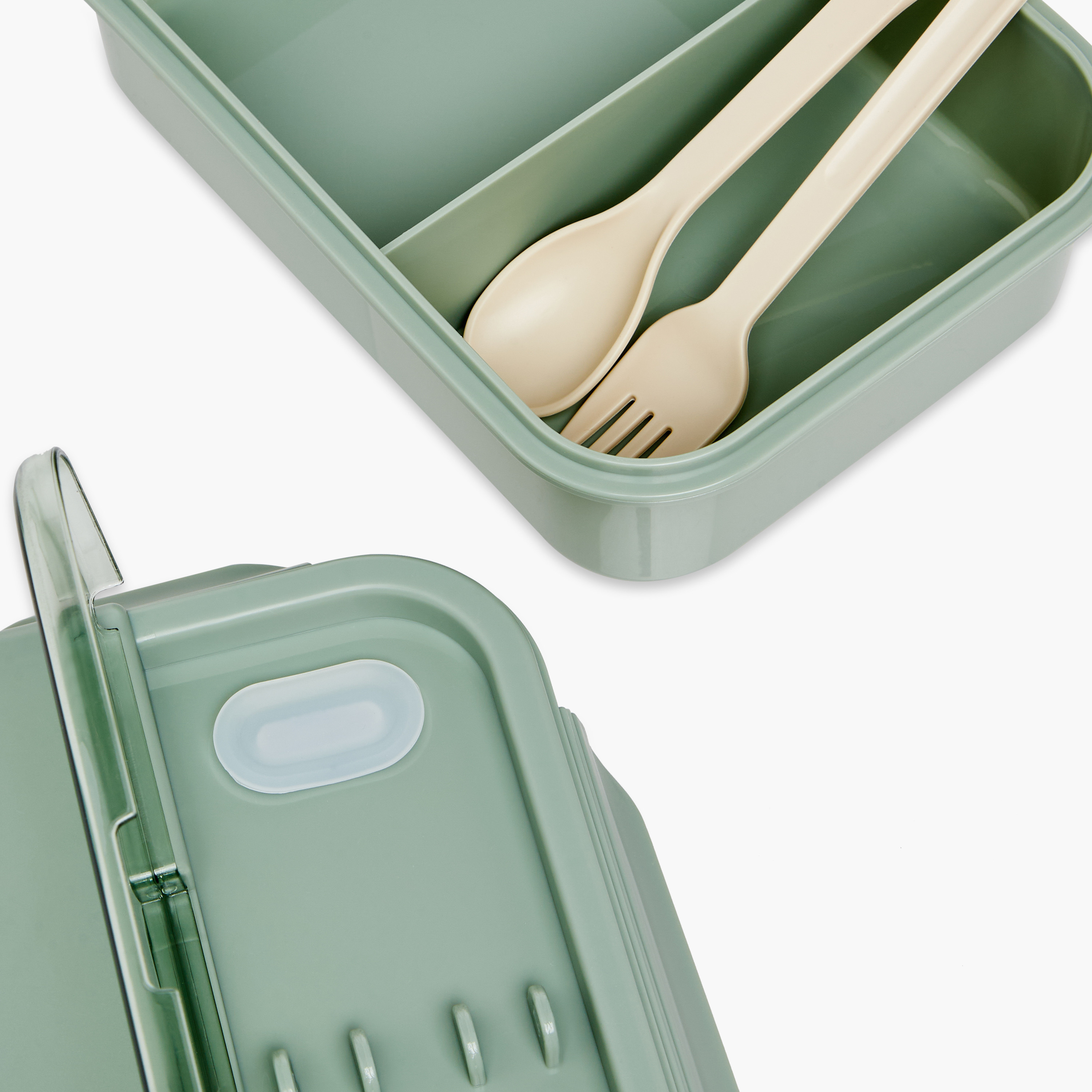 Juniors Solid Lunchbox with Cutlery and Clip Lock Closure-school-lunchessentials-lunchboxes-image-5