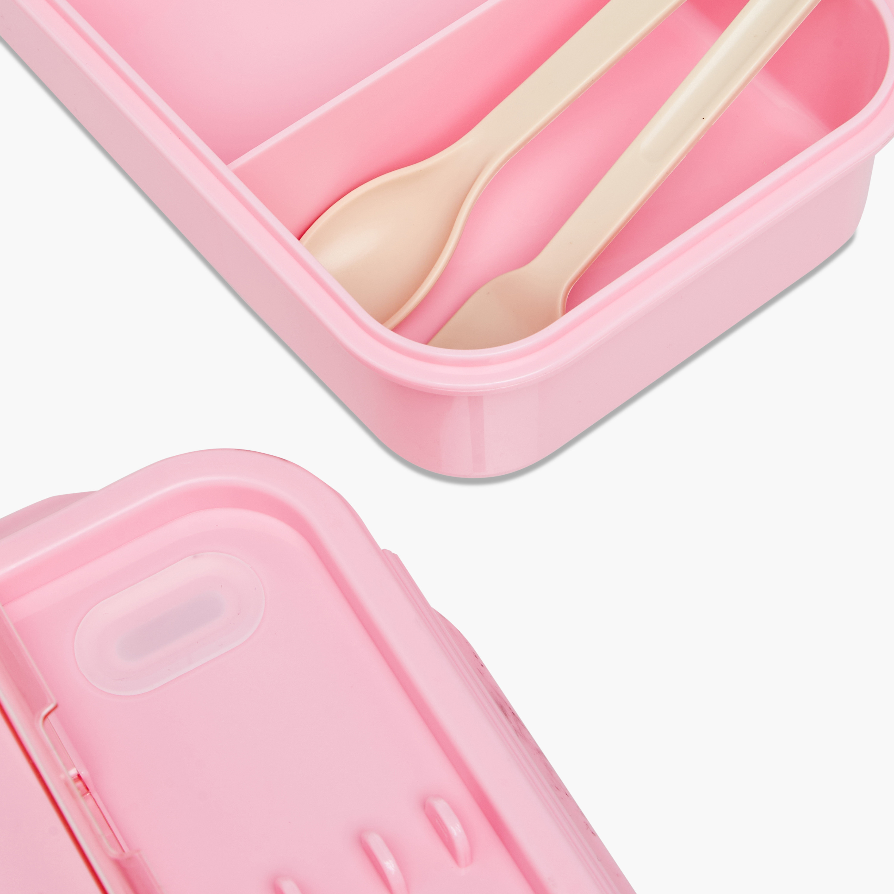 Juniors Solid Lunchbox with Cutlery and Clip Lock Closure-school-lunchessentials-lunchboxes-image-5