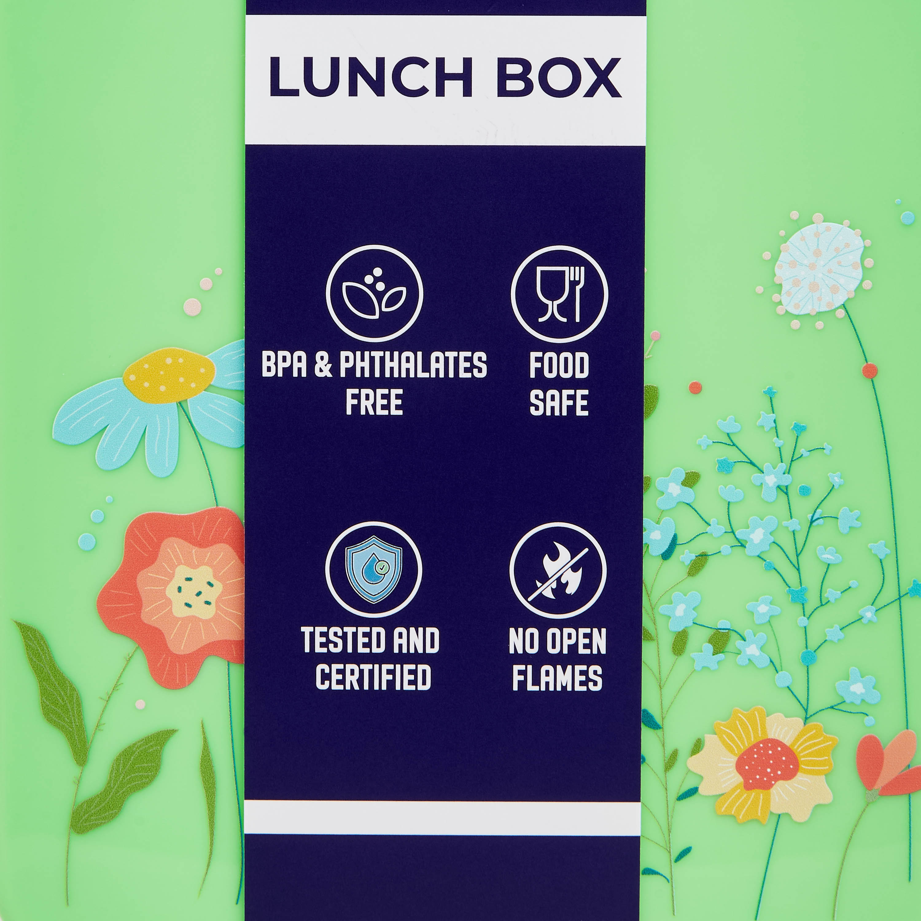 Juniors Floral Print Lunch Box with Clip Lock Closure-school-lunchessentials-lunchboxes-image-7