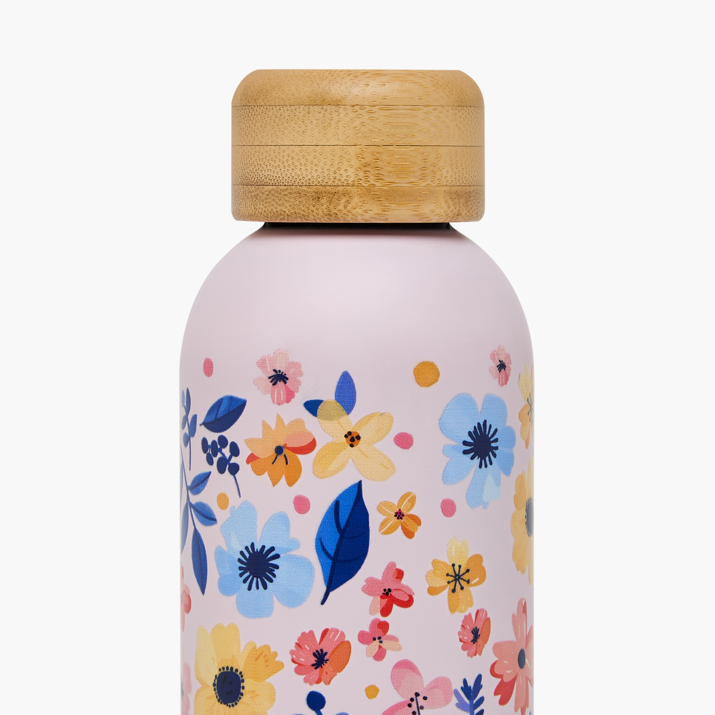 Juniors Floral Stainless Steel Water Bottle with Insulation – 500 ml-school-waterbottles-image-3