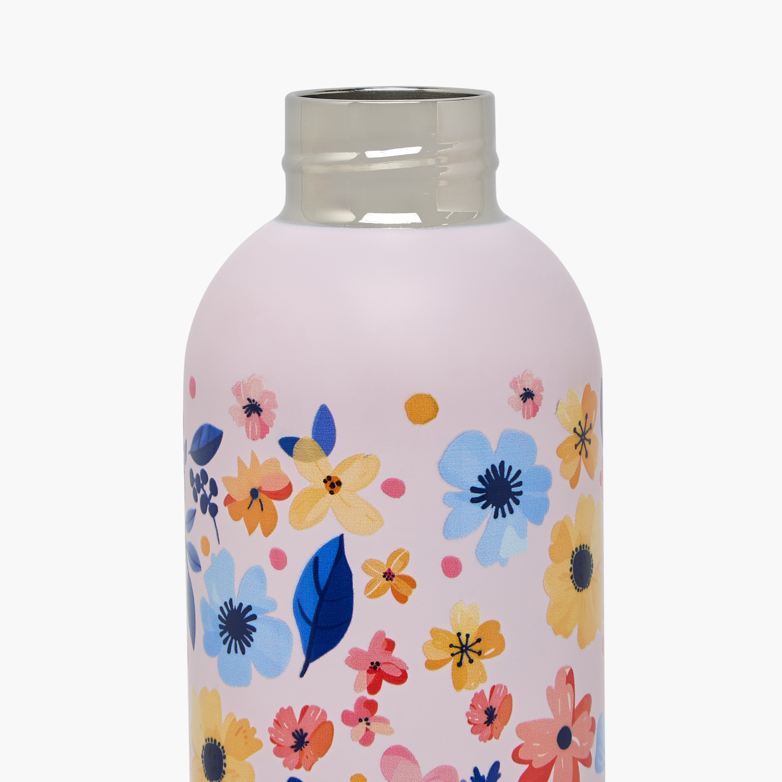 Juniors Floral Stainless Steel Water Bottle with Insulation – 500 ml-school-waterbottles-image-5