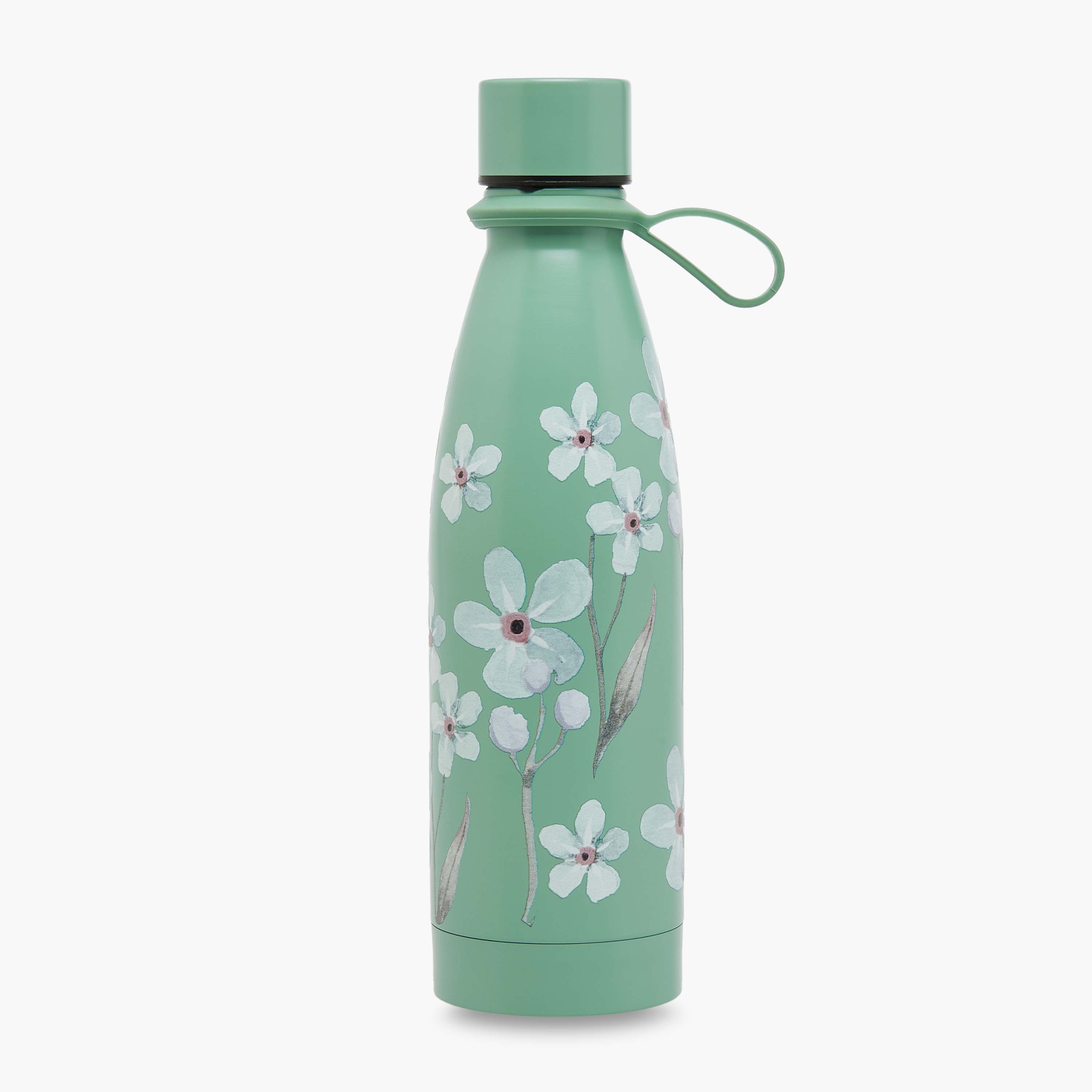 Juniors Floral Print Insulated Water Bottle - 500 ml-school-waterbottles-image-1