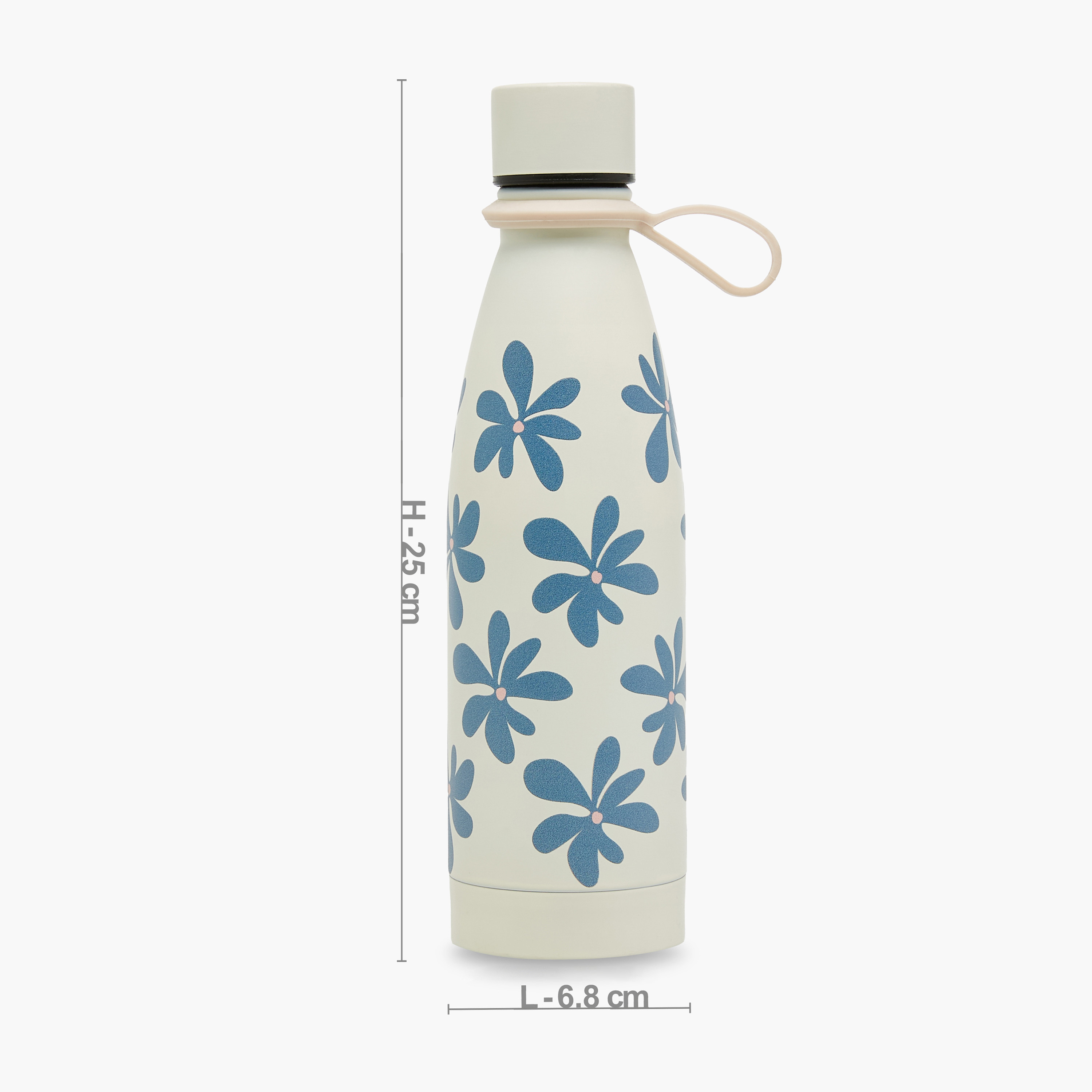 Juniors Floral Print Insulated Water Bottle - 500 ml-school-waterbottles-image-2