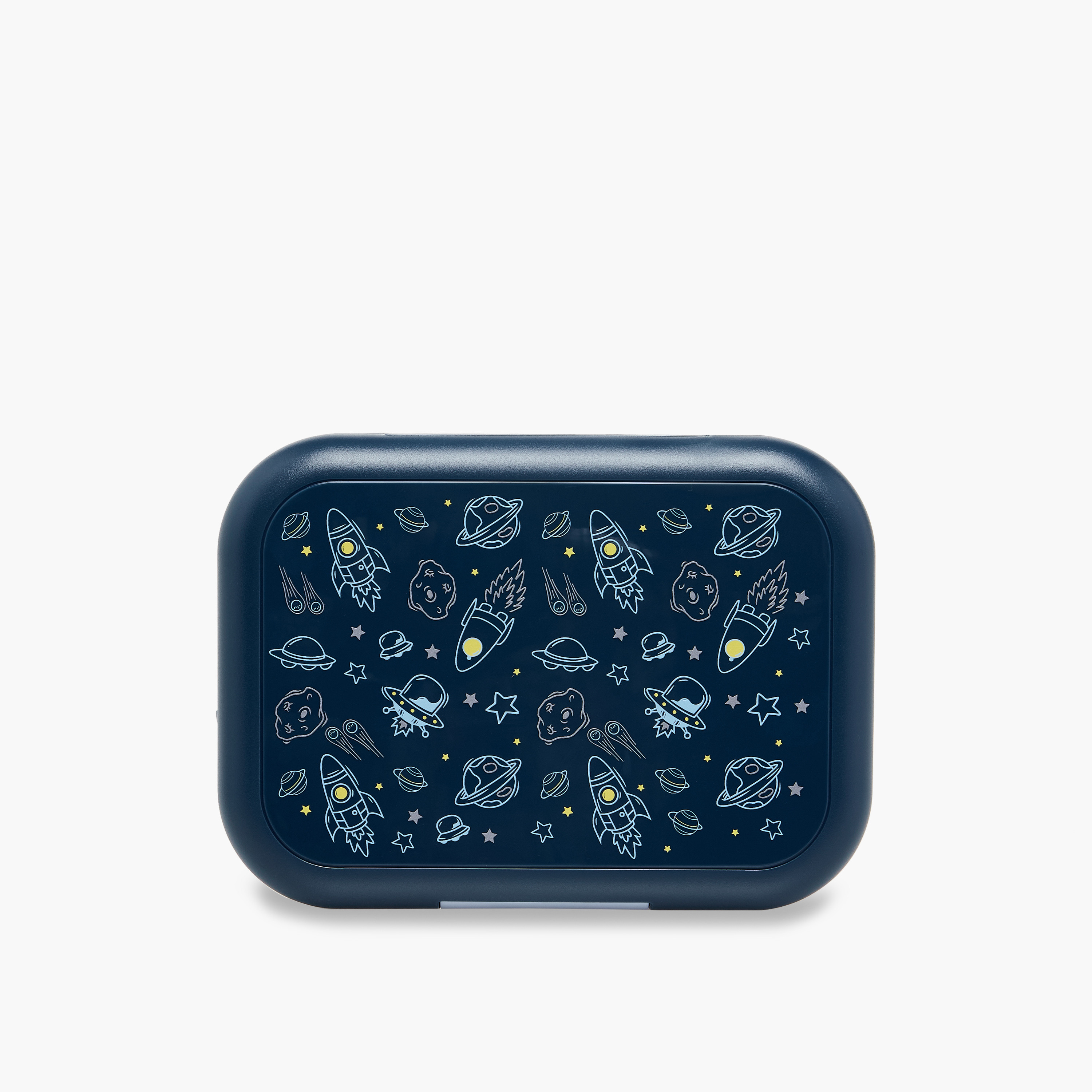 Juniors Space Print Lunch Box with Clip Lock Closure-school-lunchessentials-lunchboxes-image-3