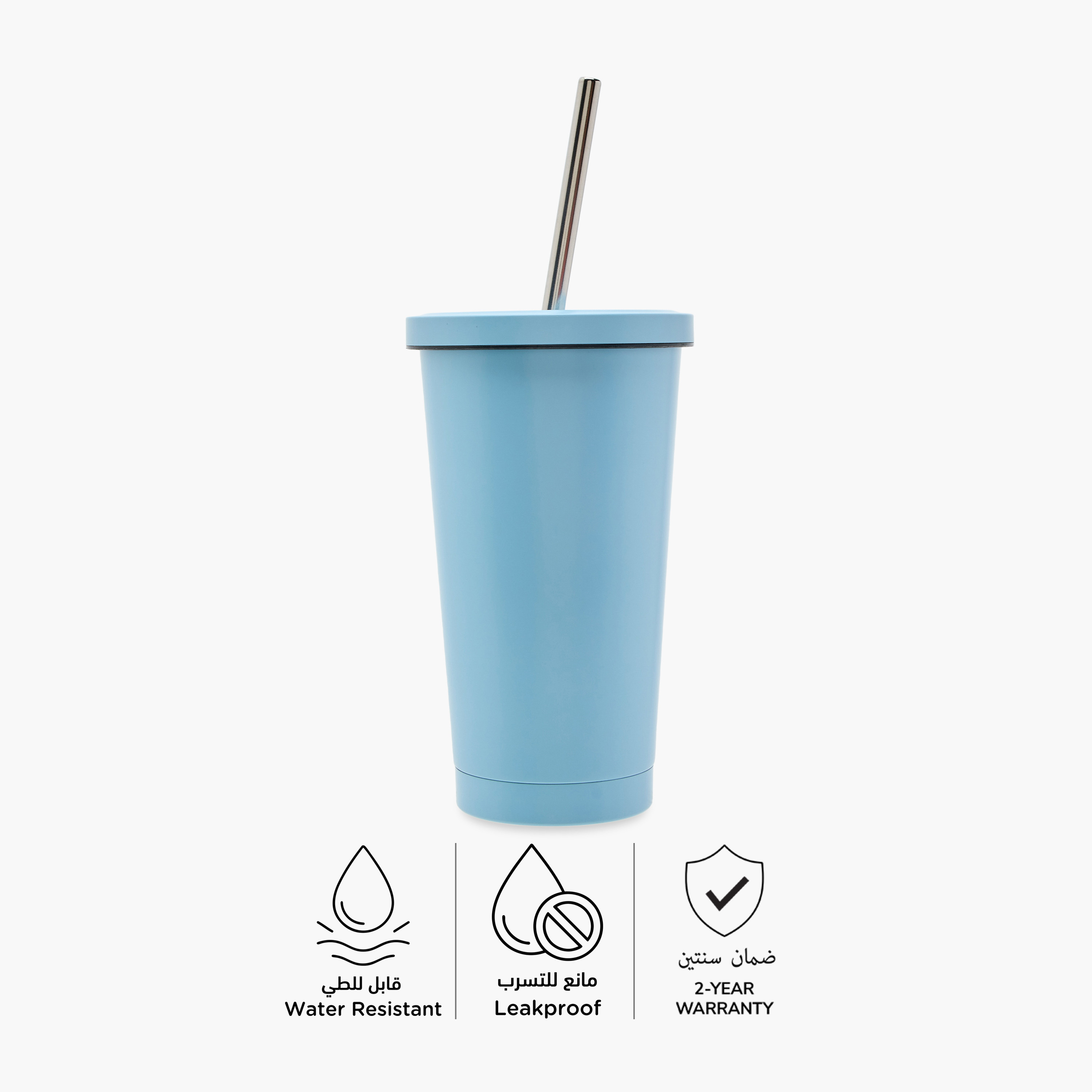 قارورة ماء ستانلس ستيل معزولة بطبعات من جونيورز - 500 مل-school-waterbottles-image-3
