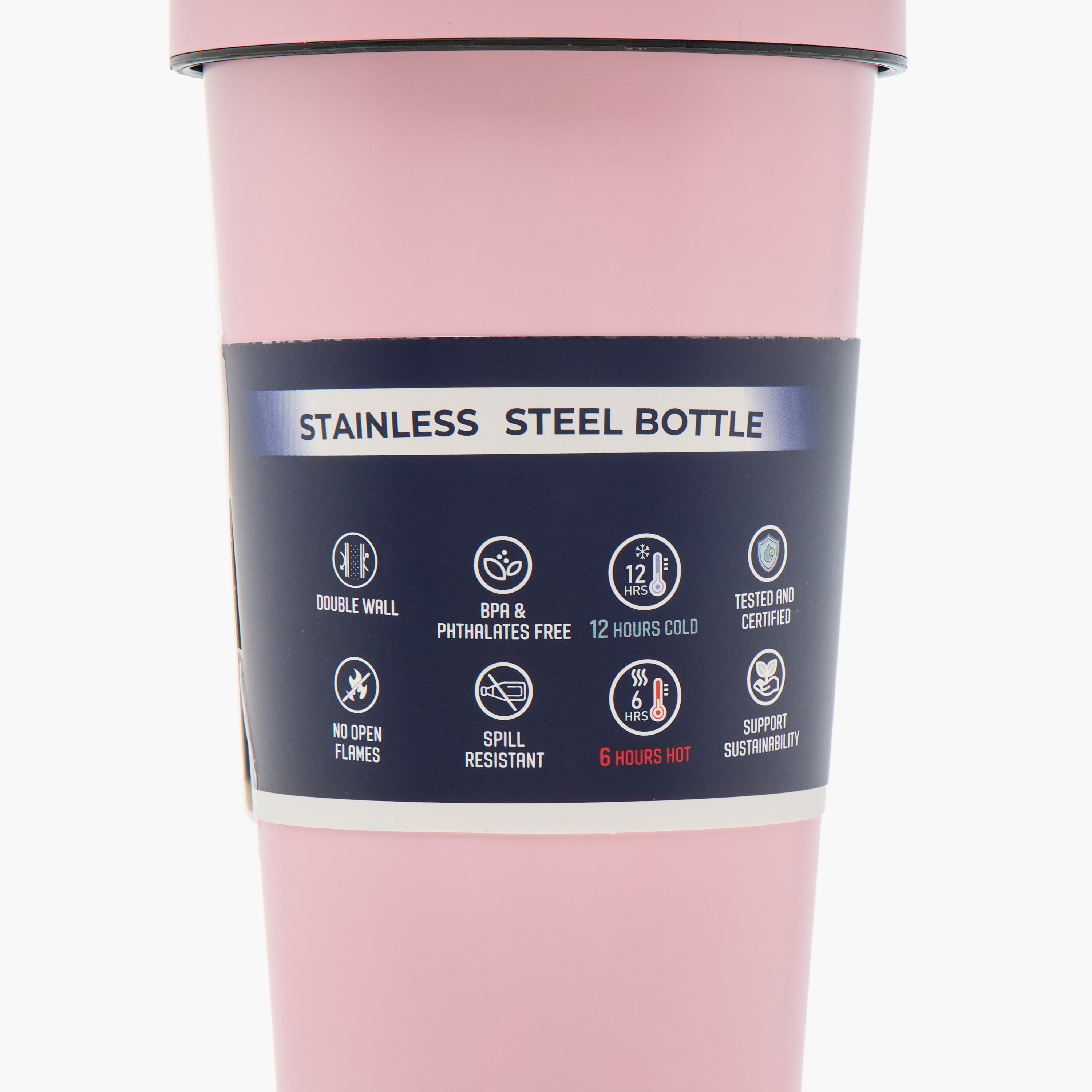 Juniors Printed Stainless Steel Water Bottle with Insulation – 500 ml-school-waterbottles-image-6