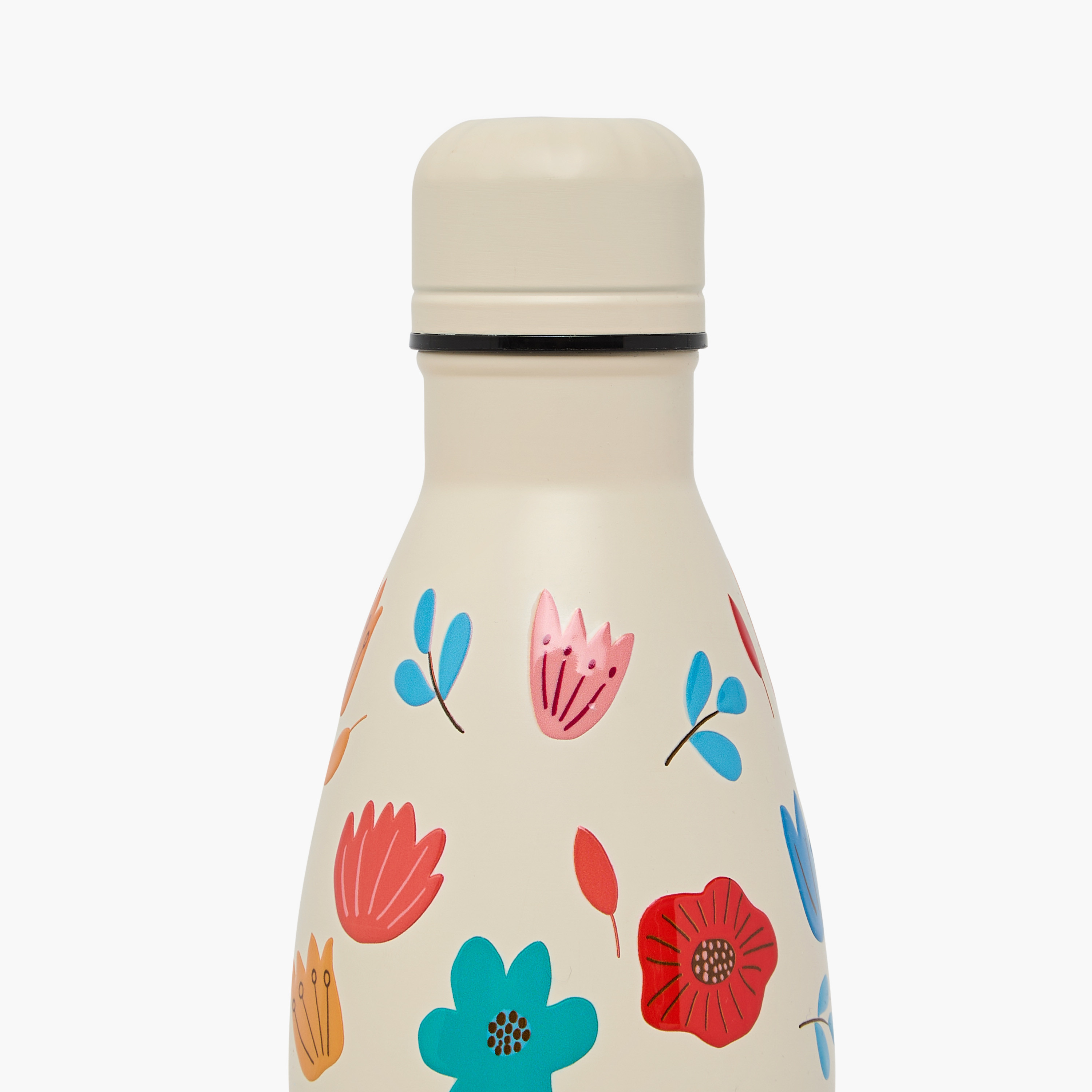 Juniors Floral Stainless Steel Water Bottle with Insulation – 750 ml-school-waterbottles-image-3