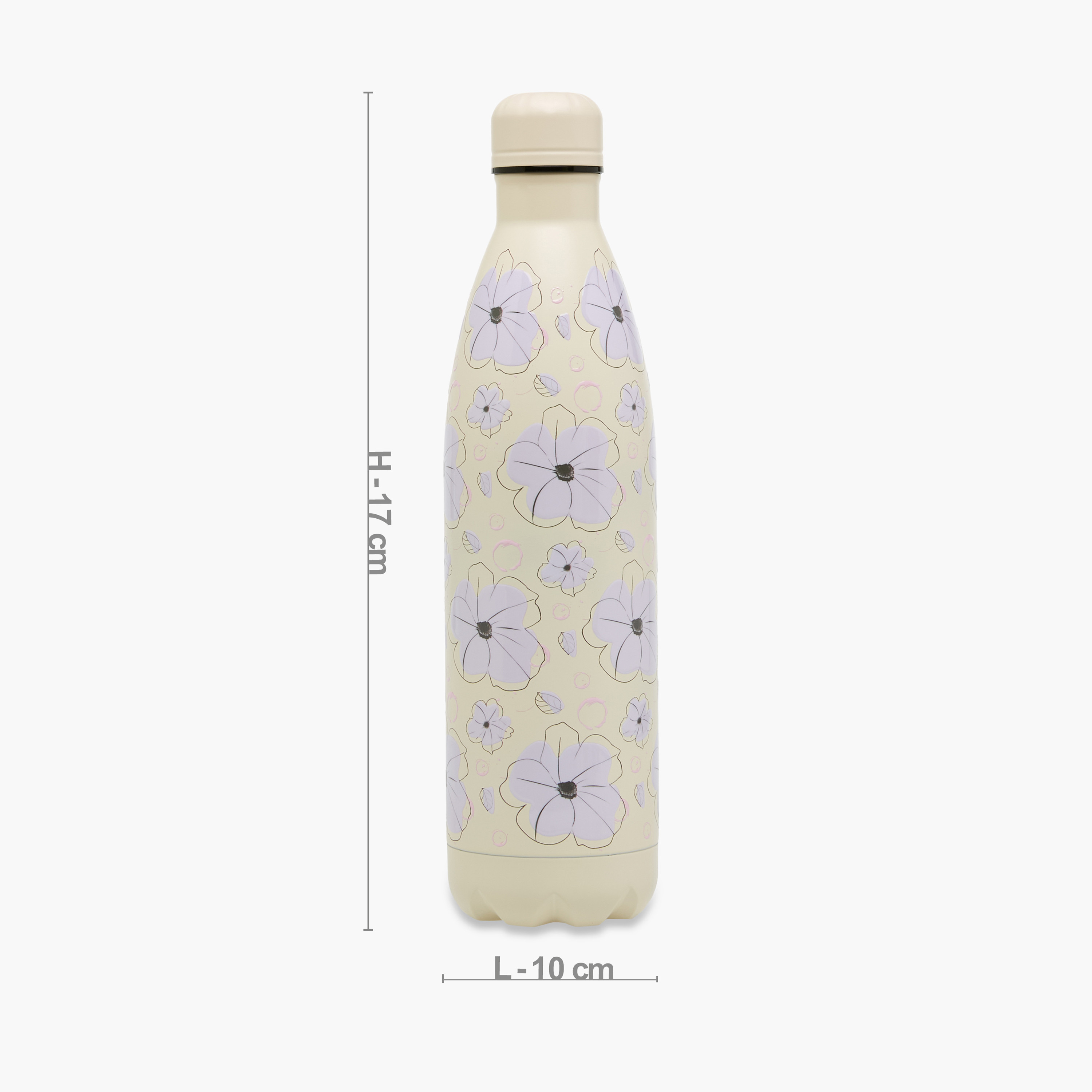 Juniors Floral Print Insulated Water Bottle - 750 ml-school-waterbottles-image-2