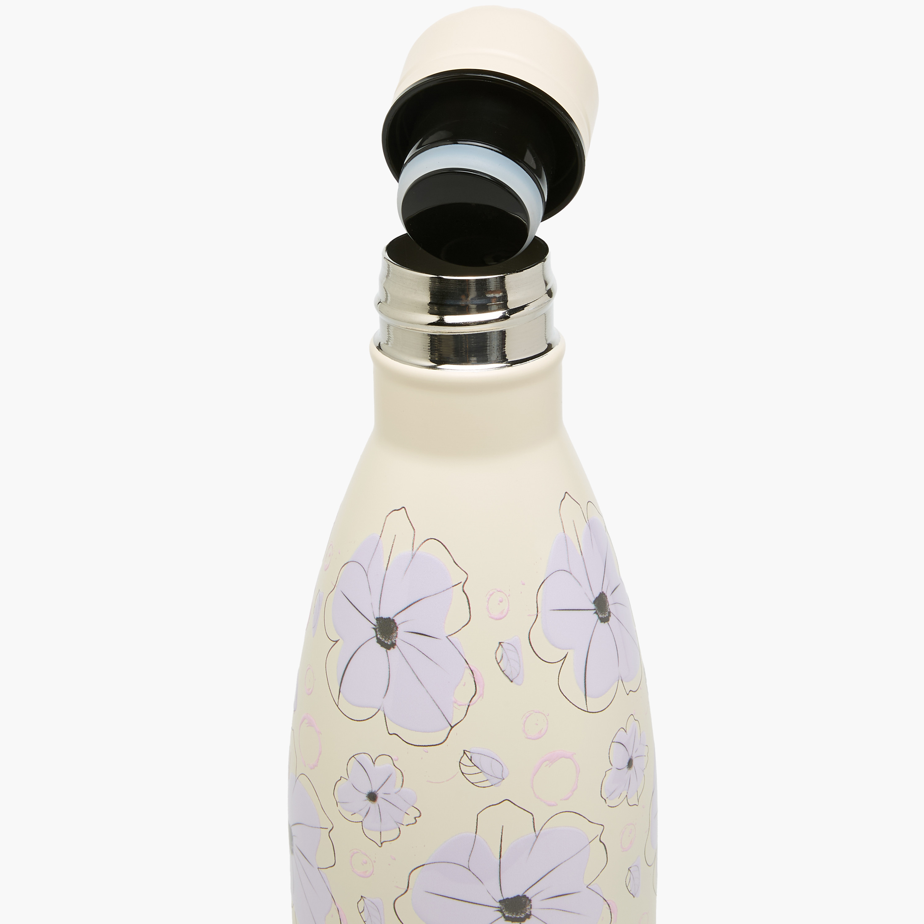 Juniors Floral Print Insulated Water Bottle - 750 ml-school-waterbottles-image-5