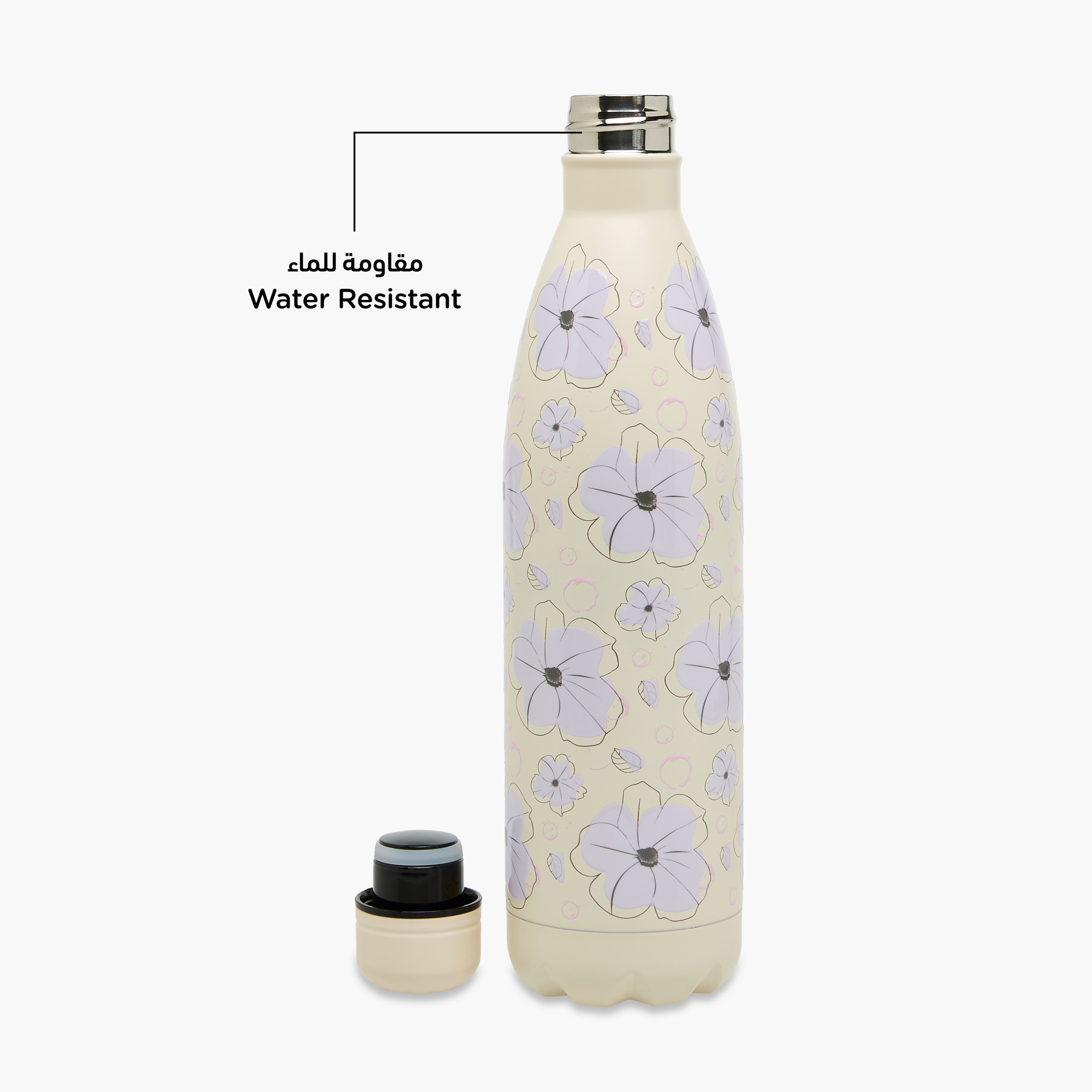 Juniors Floral Print Insulated Water Bottle - 750 ml-school-waterbottles-image-6