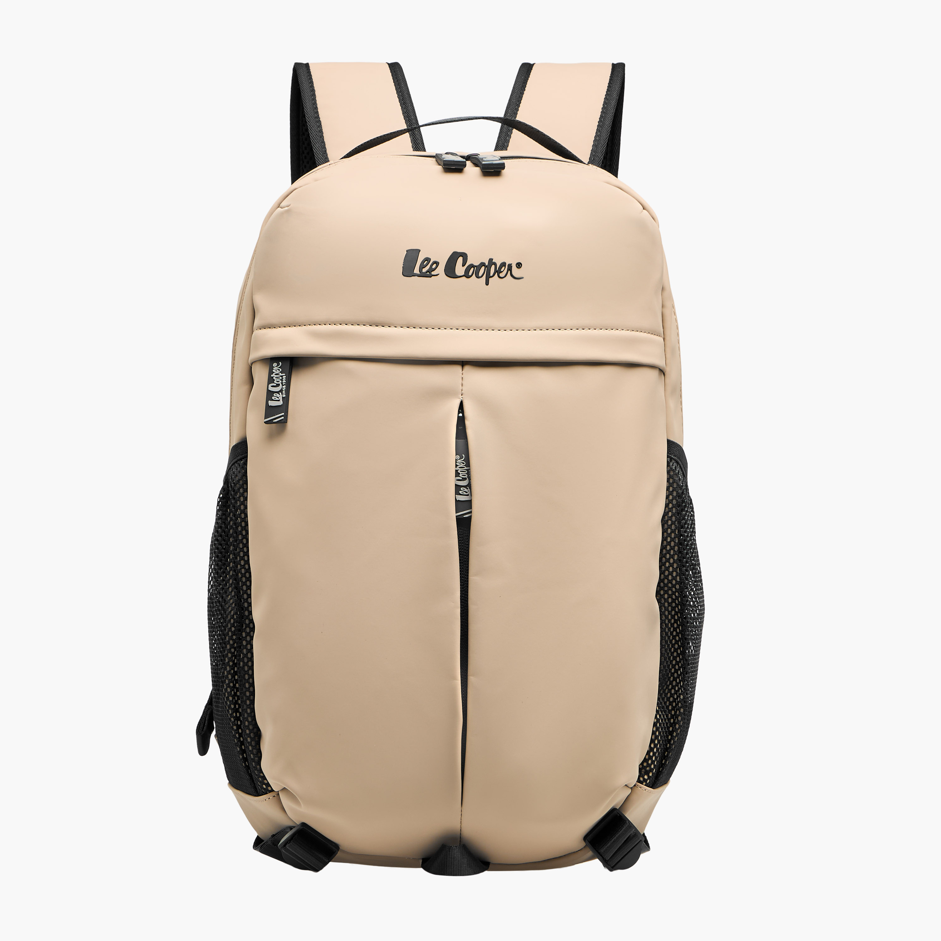 شنطة ظهر سادة بأحزمة قابلة للتعديل وسحاب إغلاق من لي كوبر - 14x31x50 سم-women-bagsandwallets-backpacks-image-1