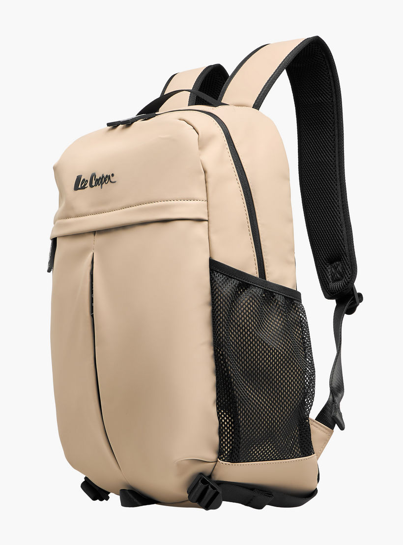 شنطة ظهر سادة بأحزمة قابلة للتعديل وسحاب إغلاق من لي كوبر - 14x31x50 سم-women-bagsandwallets-backpacks-image-3