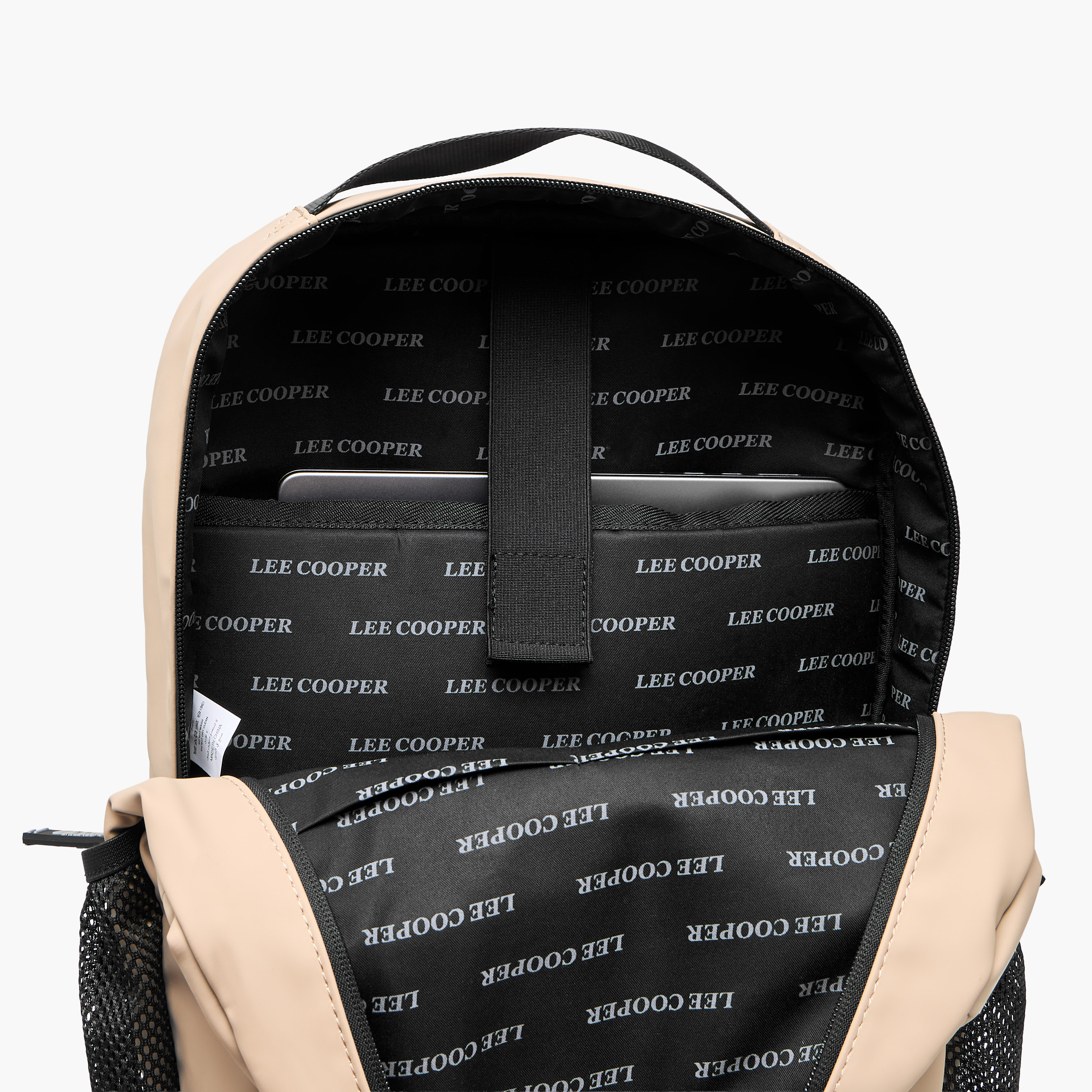 شنطة ظهر سادة بأحزمة قابلة للتعديل وسحاب إغلاق من لي كوبر - 14x31x50 سم-women-bagsandwallets-backpacks-image-8