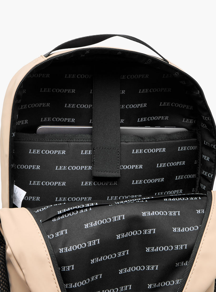 شنطة ظهر سادة بأحزمة قابلة للتعديل وسحاب إغلاق من لي كوبر - 14x31x50 سم-women-bagsandwallets-backpacks-image-8