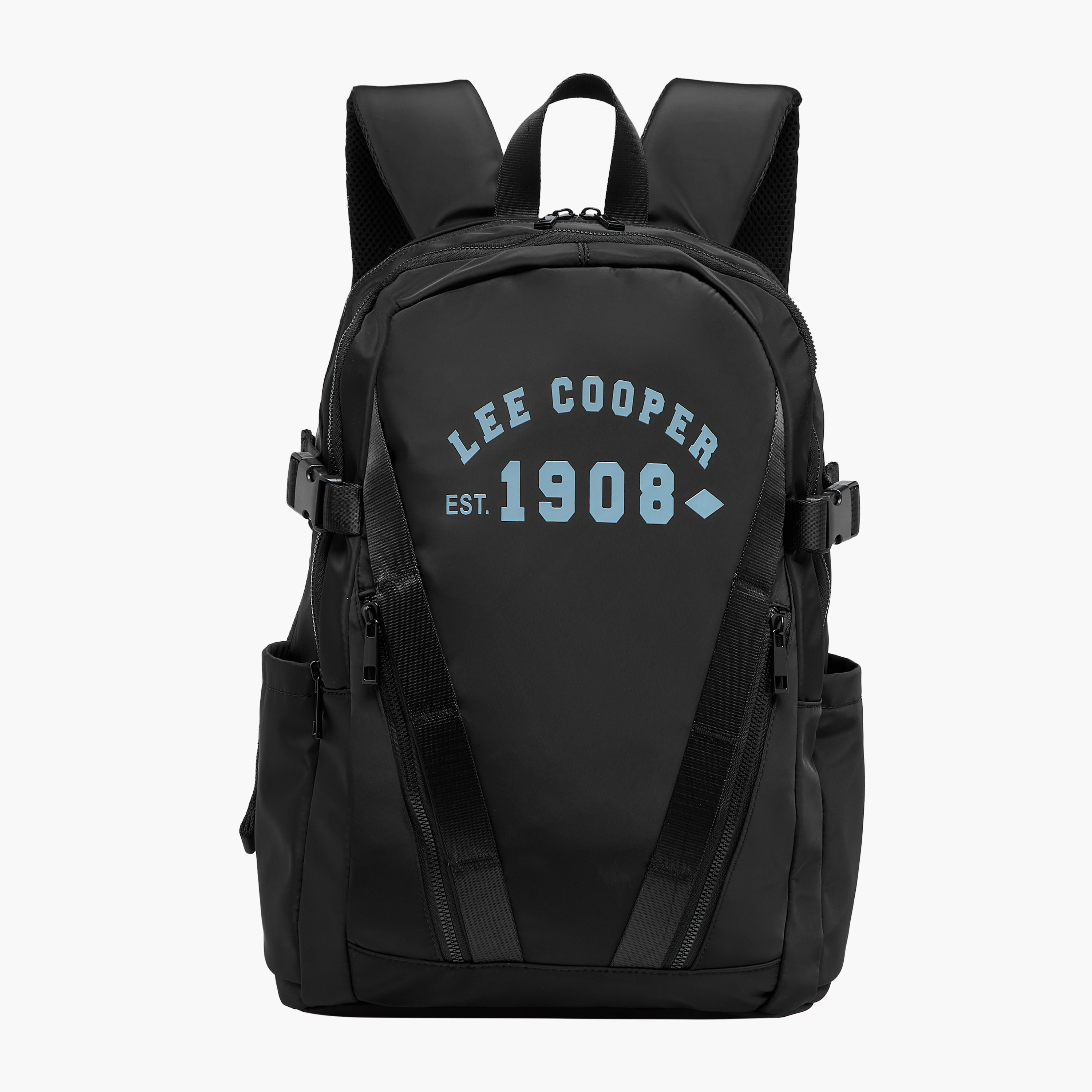 شنطة ظهر بطبعات وأحزمة قابلة للتعديل وسحاب إغلاق من لي كوبر - 16xX33X47 سم-travel-luggagesandbags-backpacks-image-1