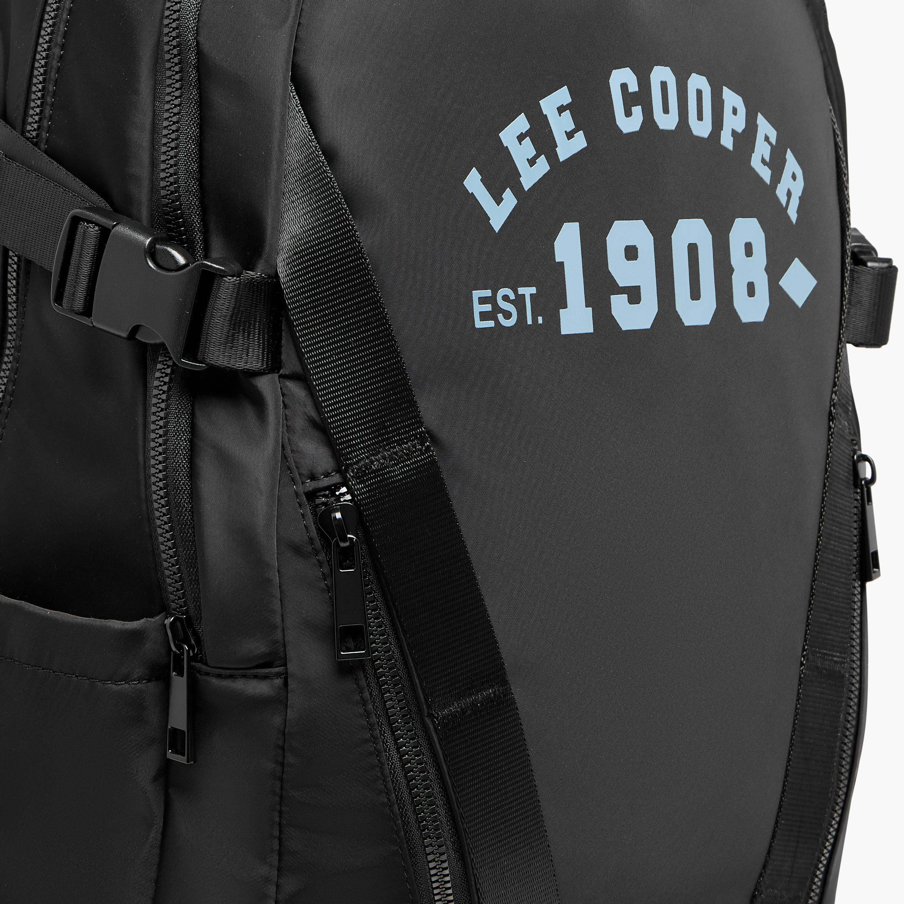 شنطة ظهر بطبعات وأحزمة قابلة للتعديل وسحاب إغلاق من لي كوبر - 16xX33X47 سم-travel-luggagesandbags-backpacks-image-6