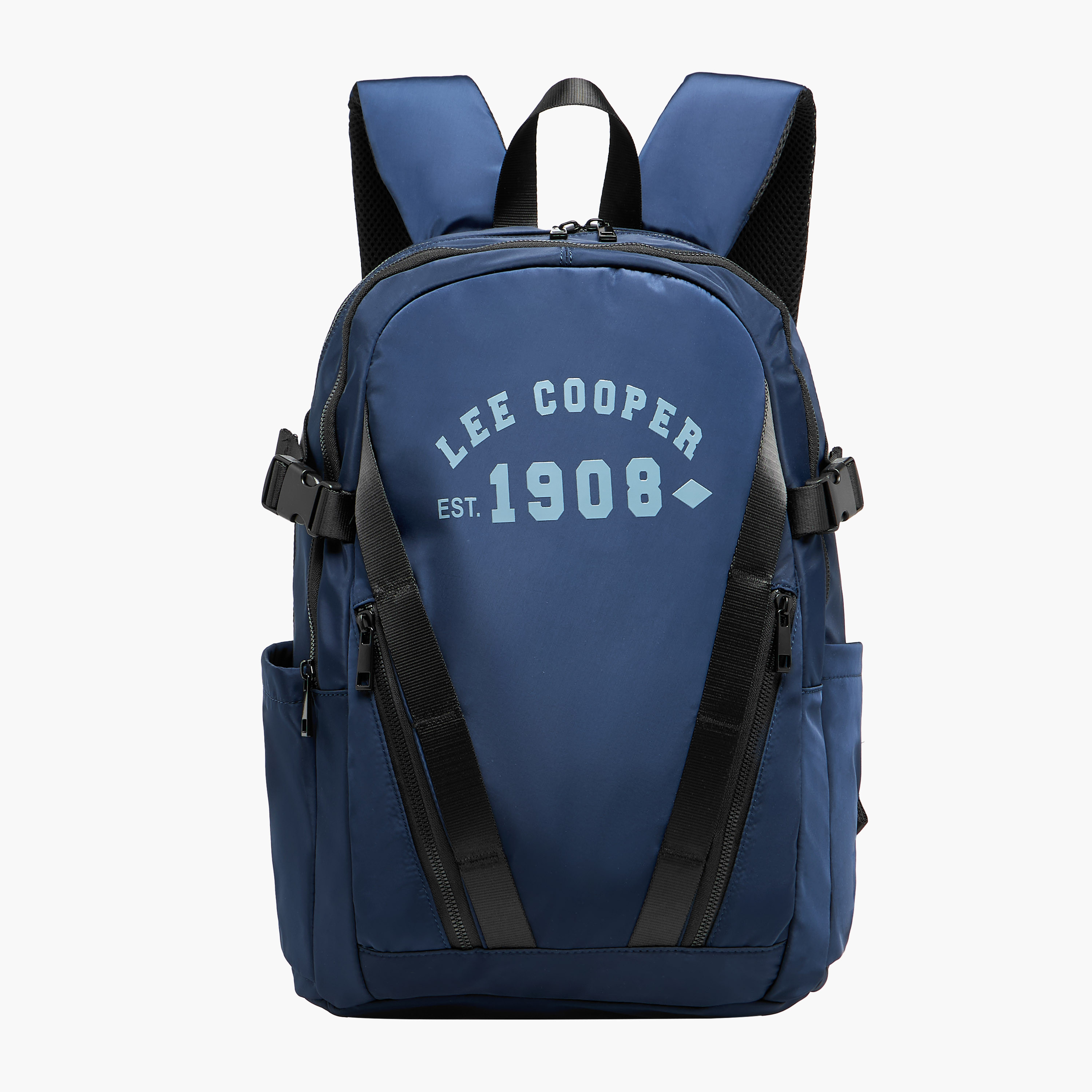 شنطة ظهر بطبعات وأحزمة قابلة للتعديل وسحاب إغلاق من لي كوبر - 16xX33X47 سم-travel-luggagesandbags-backpacks-image-1