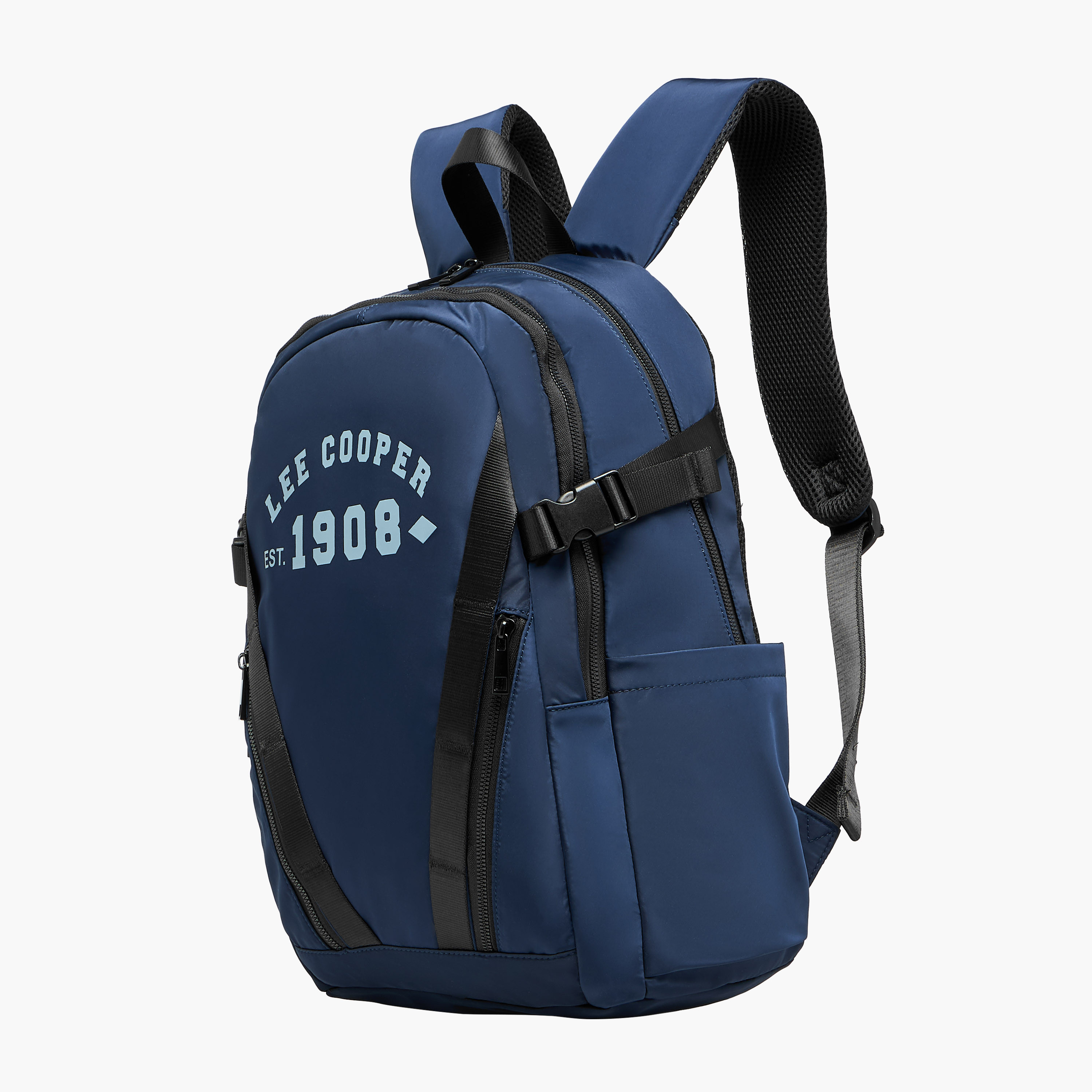 شنطة ظهر بطبعات وأحزمة قابلة للتعديل وسحاب إغلاق من لي كوبر - 16xX33X47 سم-travel-luggagesandbags-backpacks-image-3