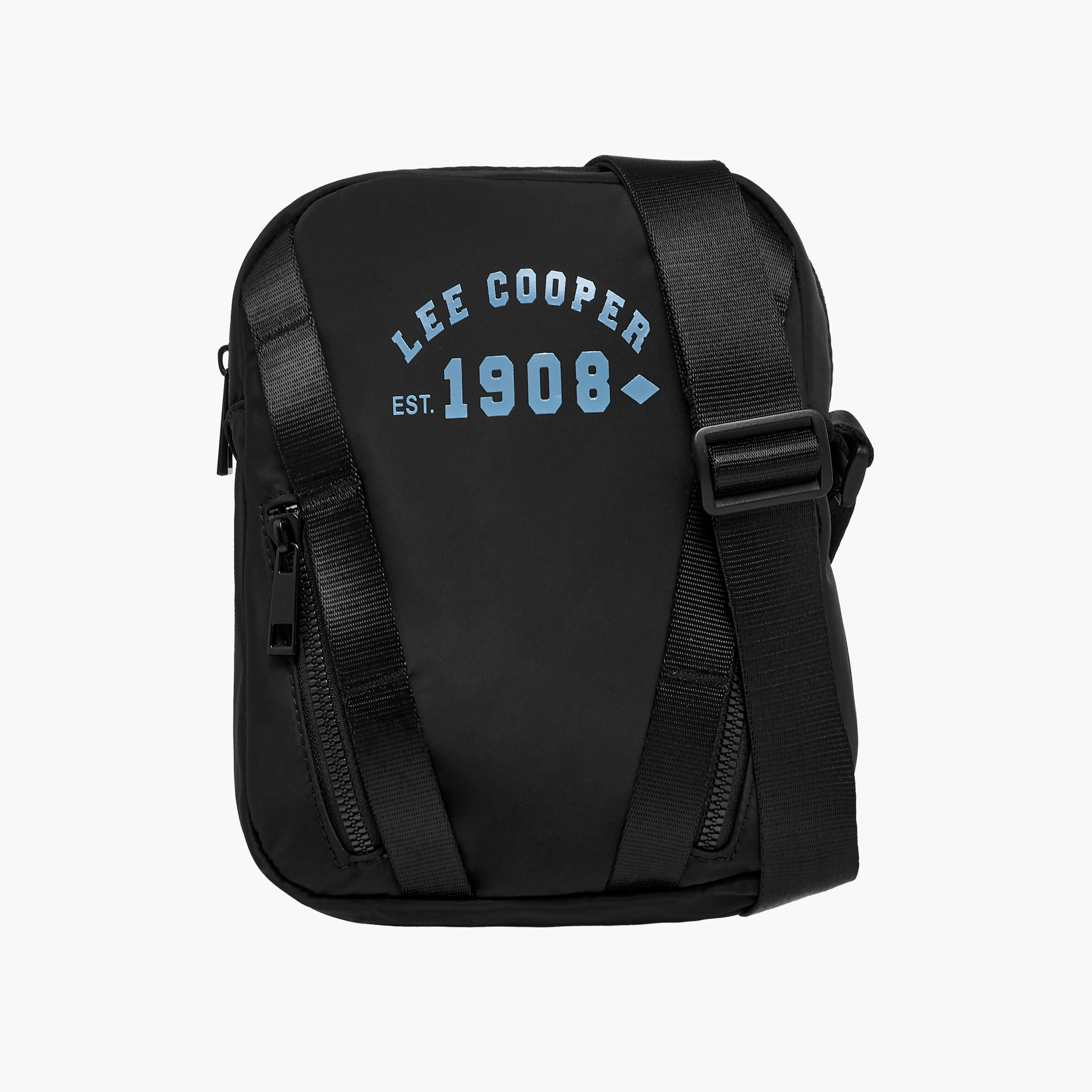 شنطة كروس بودي بطبعات شعار وحزام قابل للتعديل وسحاب إغلاق من لي كوبر-travel-accessories-image-1