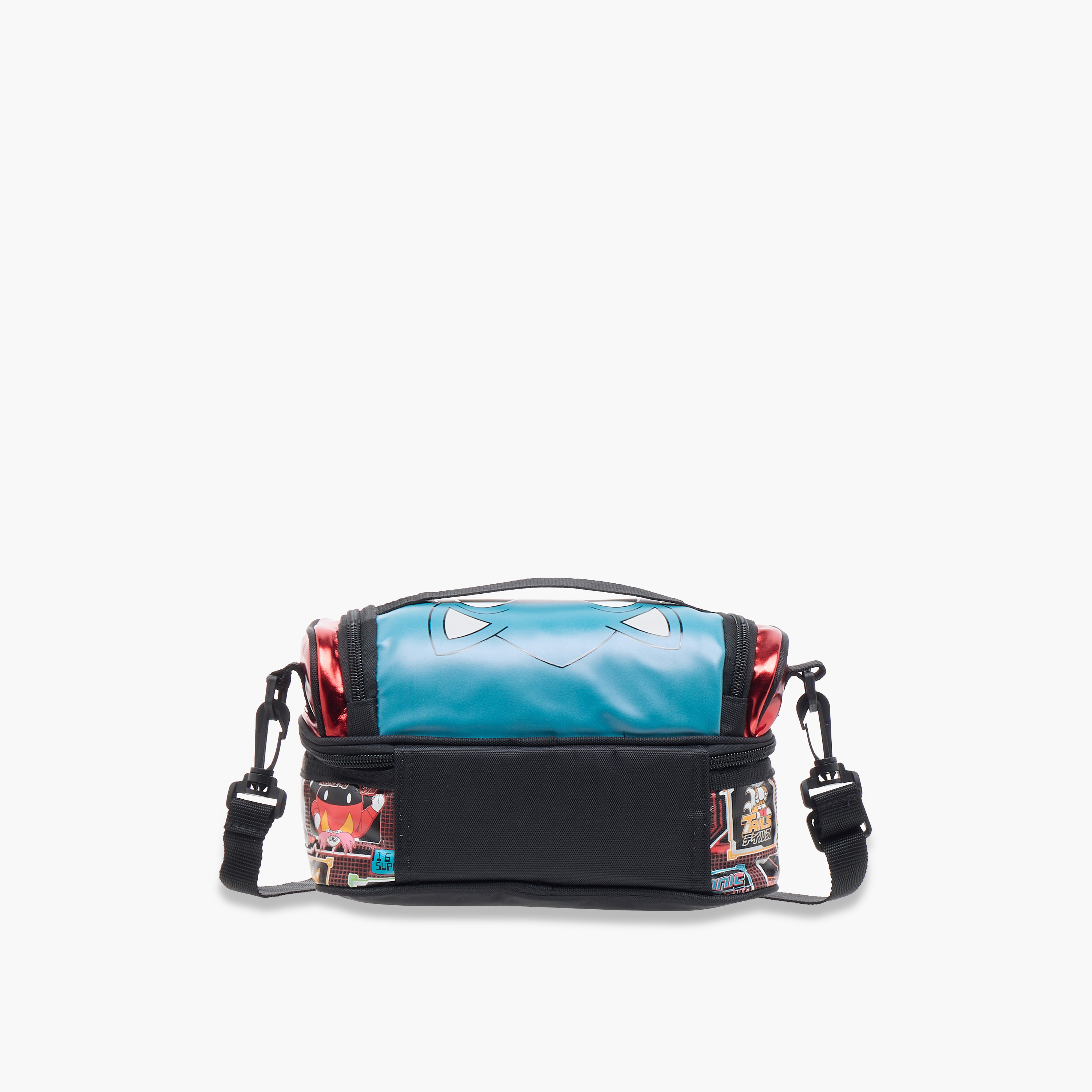 شنطة غداء بطبقتين بطبعات سونيك القنفذ وسحّاب إغلاق-school-lunchessentials-lunchbags-image-3
