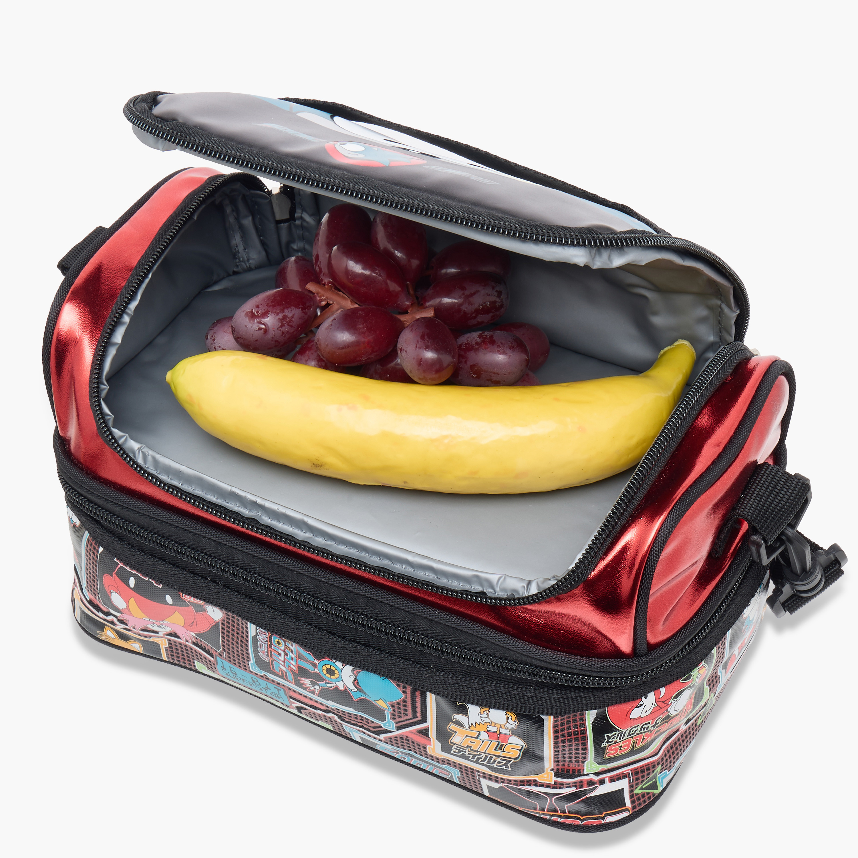 شنطة غداء بطبقتين بطبعات سونيك القنفذ وسحّاب إغلاق-school-lunchessentials-lunchbags-image-8