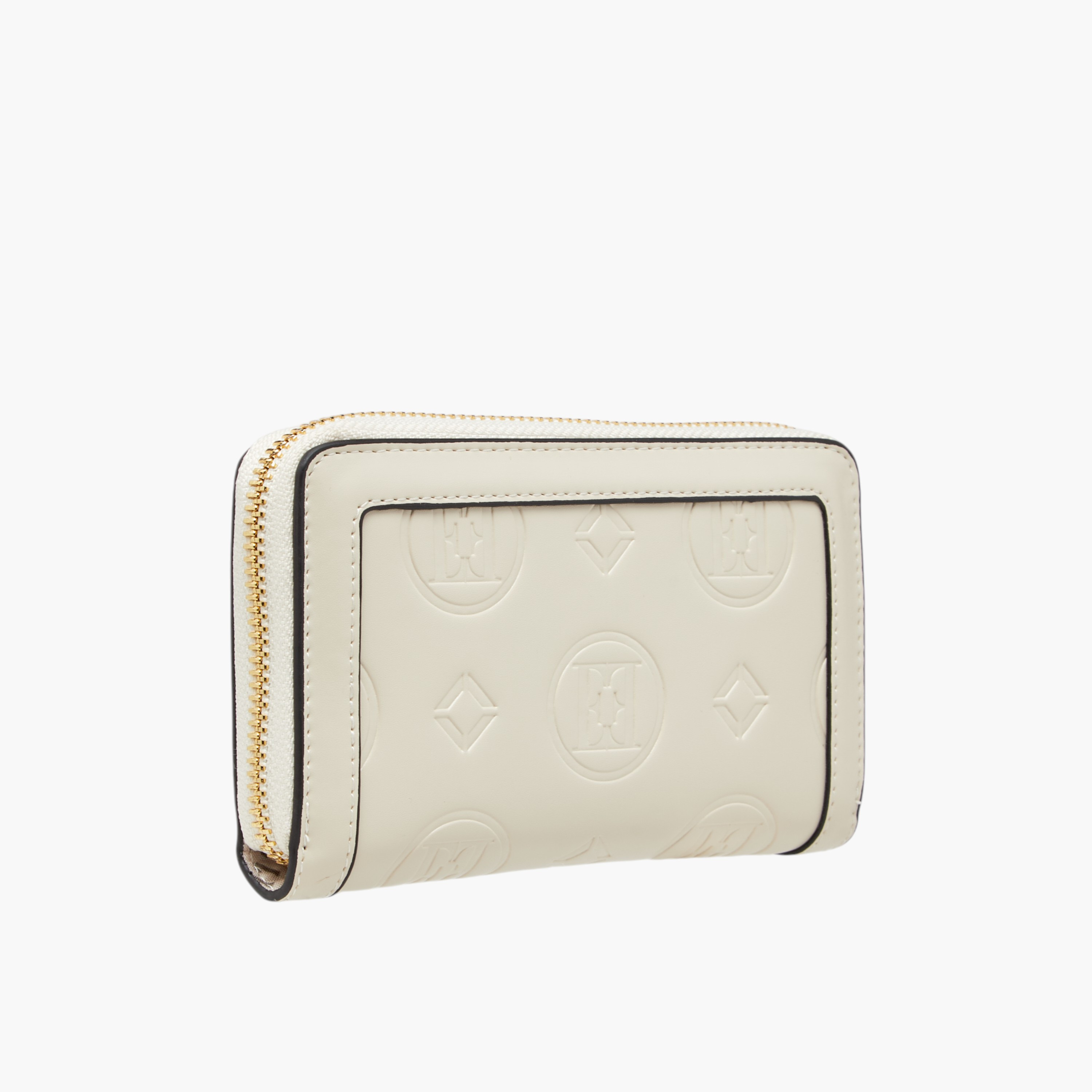 محفظة بسحاب ونقوش مونوجرام من إيل-women-bagsandwallets-wallets-image-2