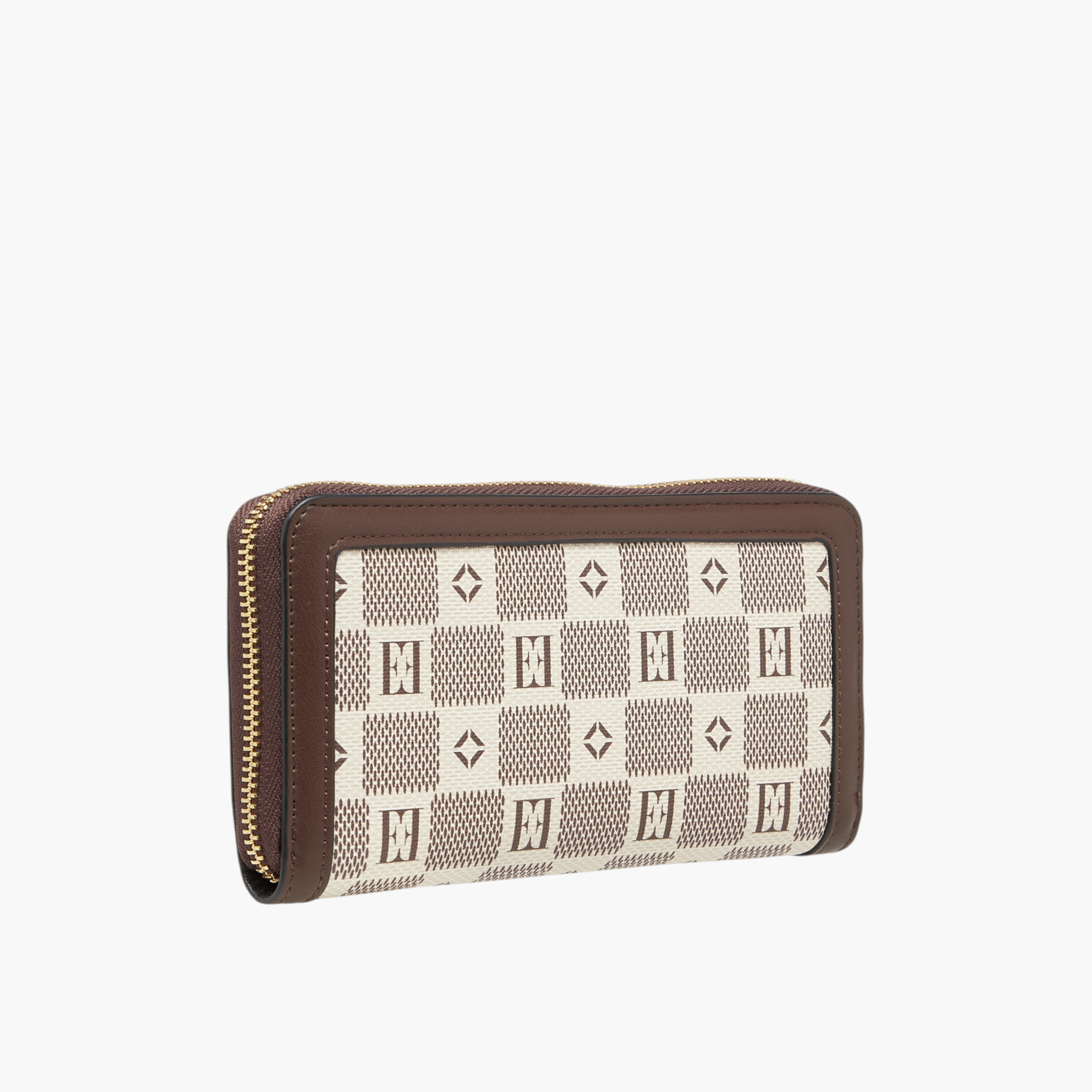 محفظة بسحاب إغلاق دائري وطبعات مونوجرام من إيل-women-bagsandwallets-wallets-image-2