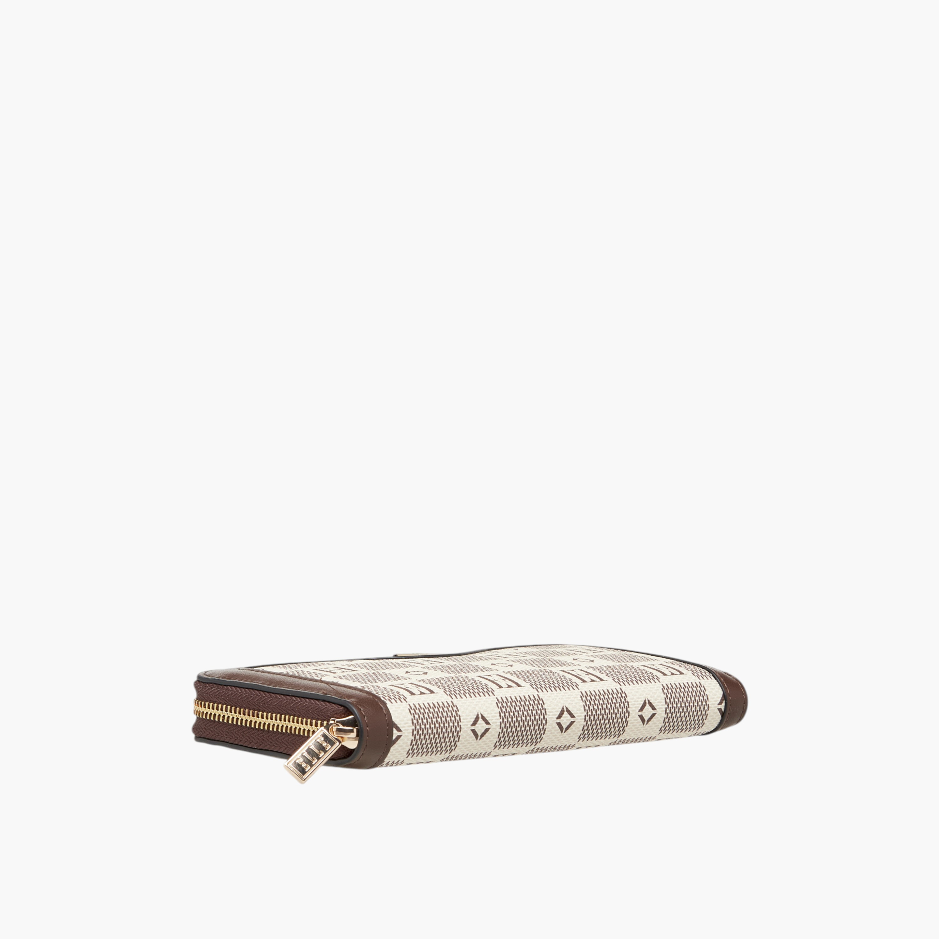 محفظة بسحاب إغلاق دائري وطبعات مونوجرام من إيل-women-bagsandwallets-wallets-image-4