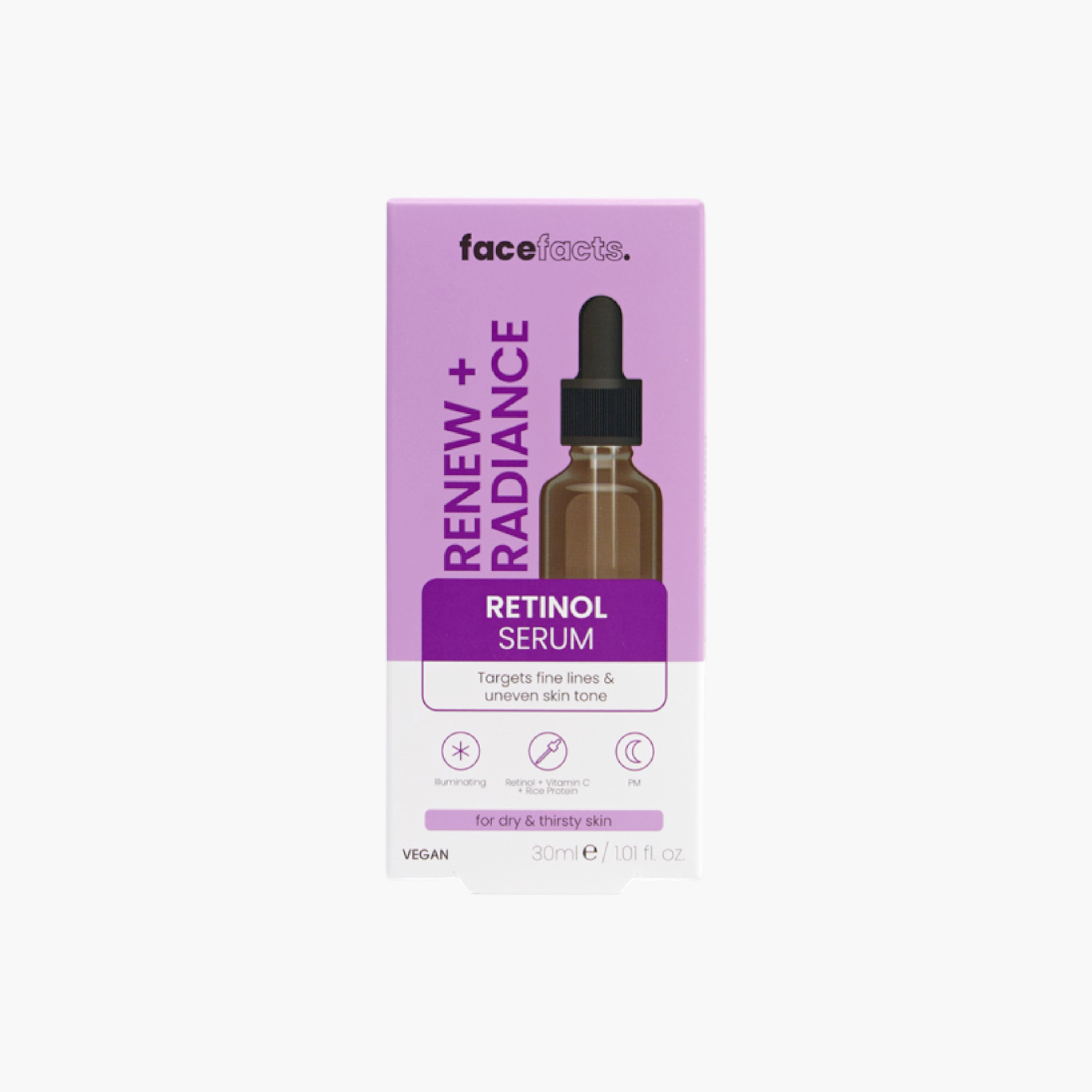 Face facts Renew and Radiance Retinol Facial Serum - 30 ml-beautyandpersonalcare-skin-treatmentsandserums-image-1