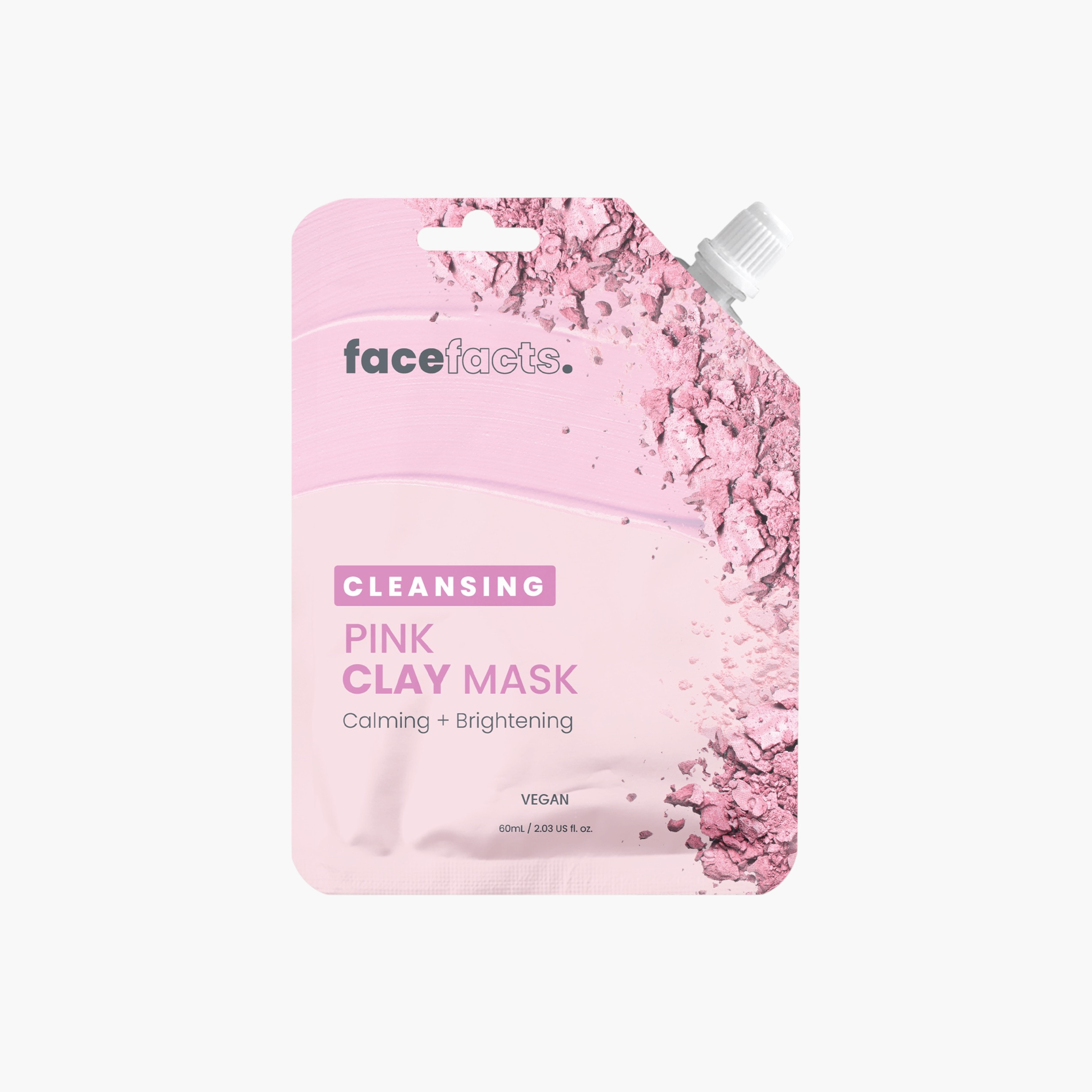 Face facts Cleansing Pink Clay Mask - 60 ml-beautyandpersonalcare-skin-masks-masksandpeels-image-1