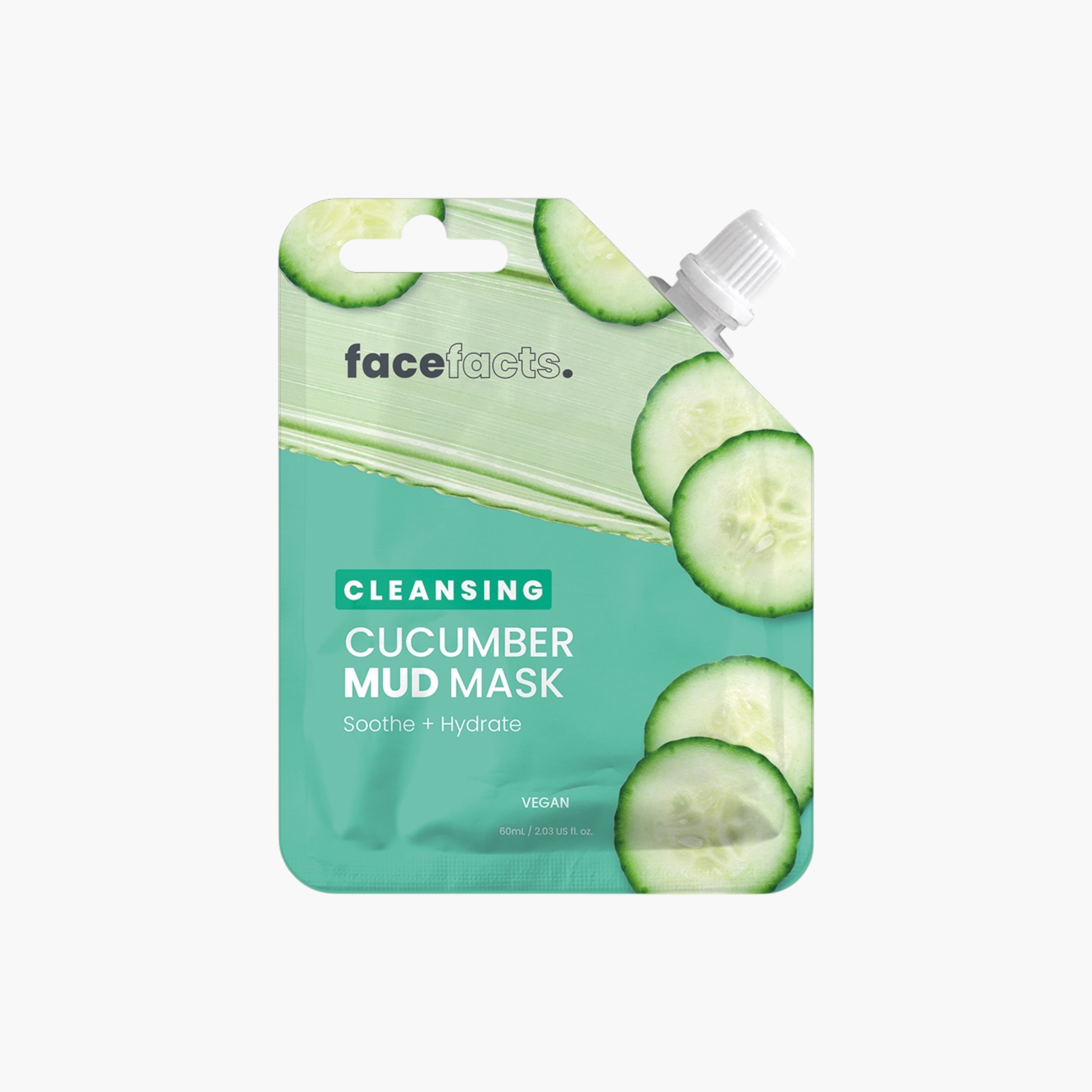 Face facts Cleansing Cucumber Mud Mask - 60 ml-beautyandpersonalcare-skin-masks-masksandpeels-image-1