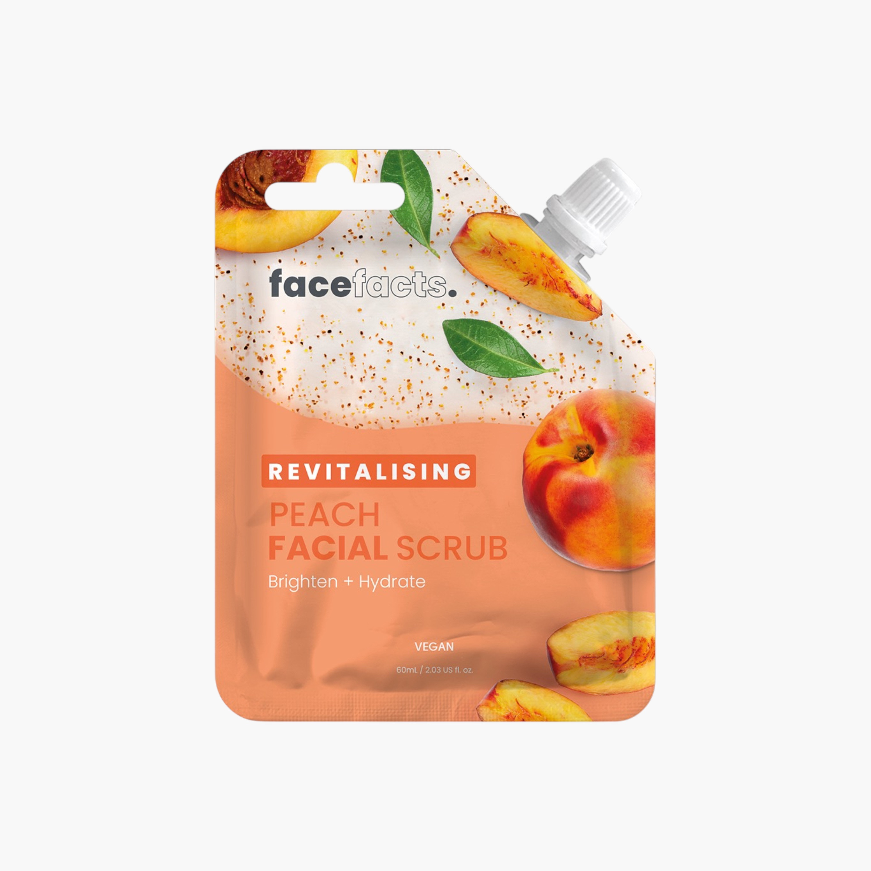 Face facts Revitalising Peach Facial Scrub - 60 ml-beautyandpersonalcare-skin-moisturisers-facemoisturisers-image-1