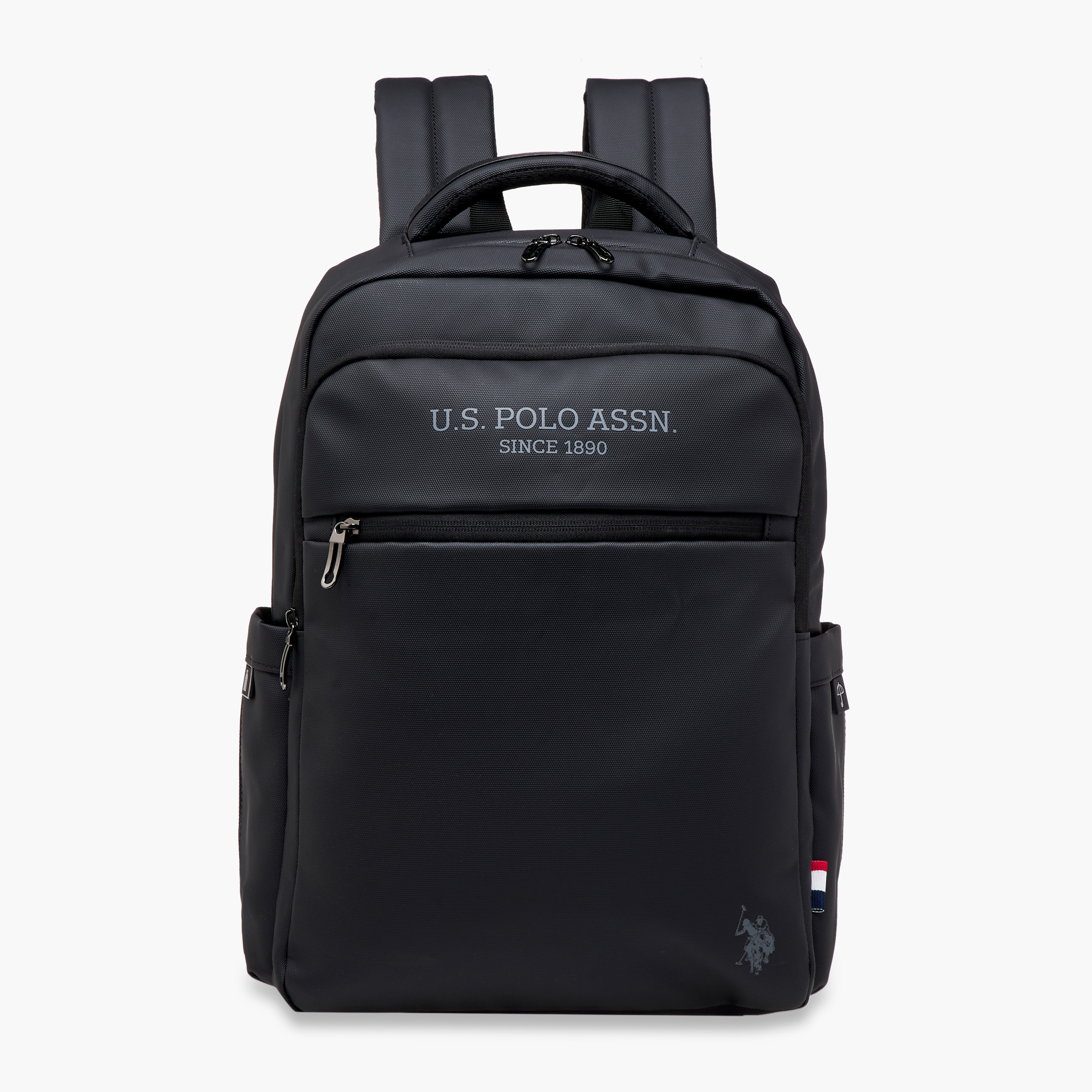 US POLO ASSN. Textured Backpack with Adjustable Straps and Zip Closure - 71x47x41 cms-school-bagsandbackpacks-backpacks-image-1