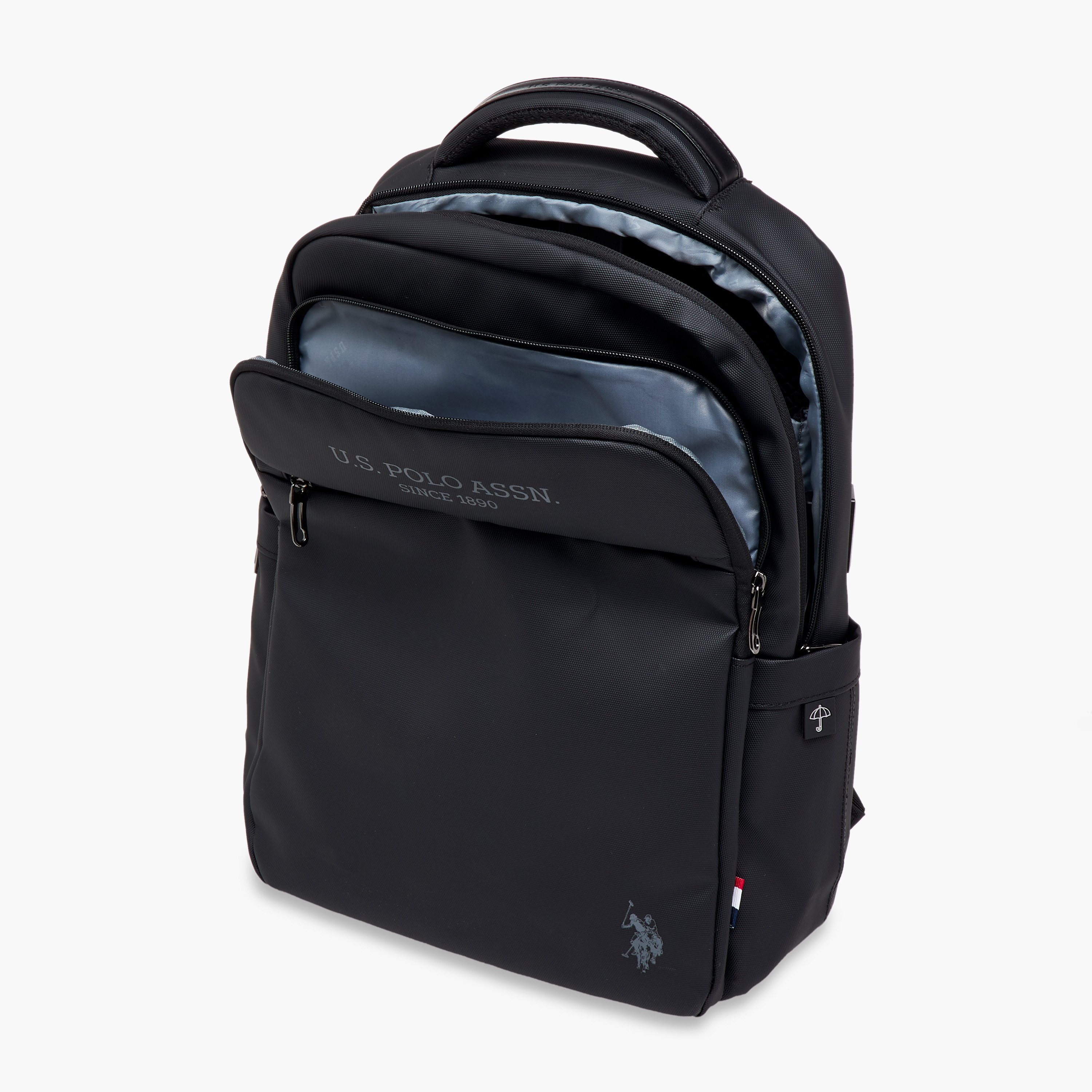 US POLO ASSN. Textured Backpack with Adjustable Straps and Zip Closure - 71x47x41 cms-school-bagsandbackpacks-backpacks-image-10