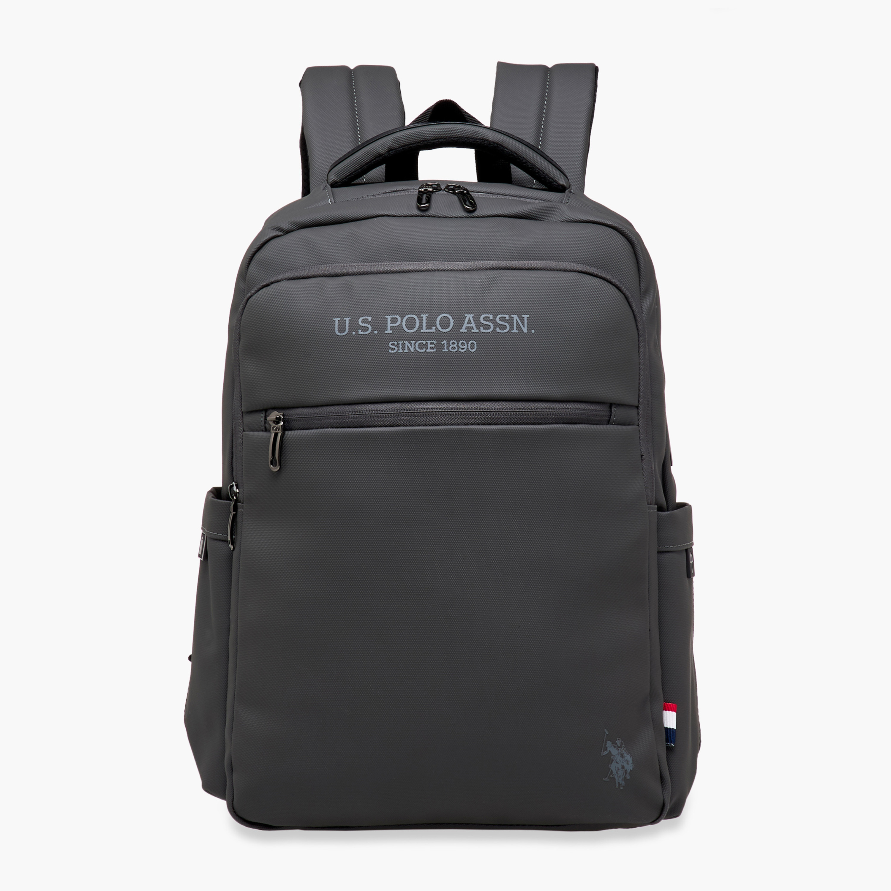 US POLO ASSN. Textured Backpack with Adjustable Straps and Zip Closure - 71x47x41 cms-school-bagsandbackpacks-backpacks-image-1